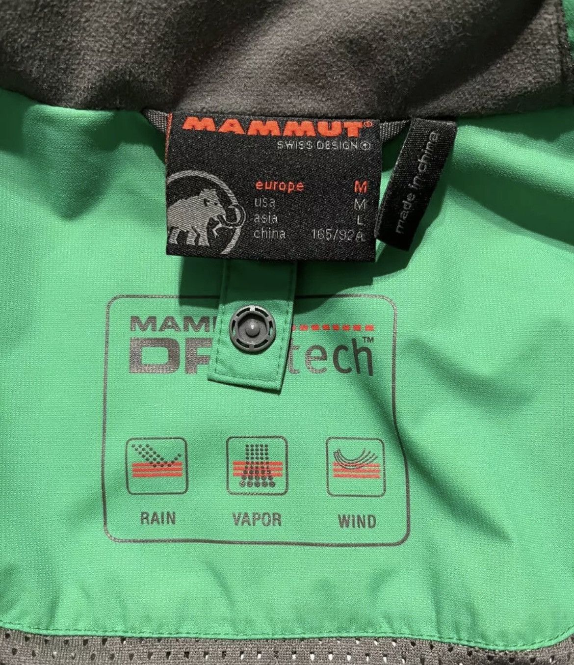 Mammut Mammut Windbreaker Jacket Dry Tech Rain Vapor Wind Women's Size M / US 6-8 / IT 42-44 - 11 Thumbnail