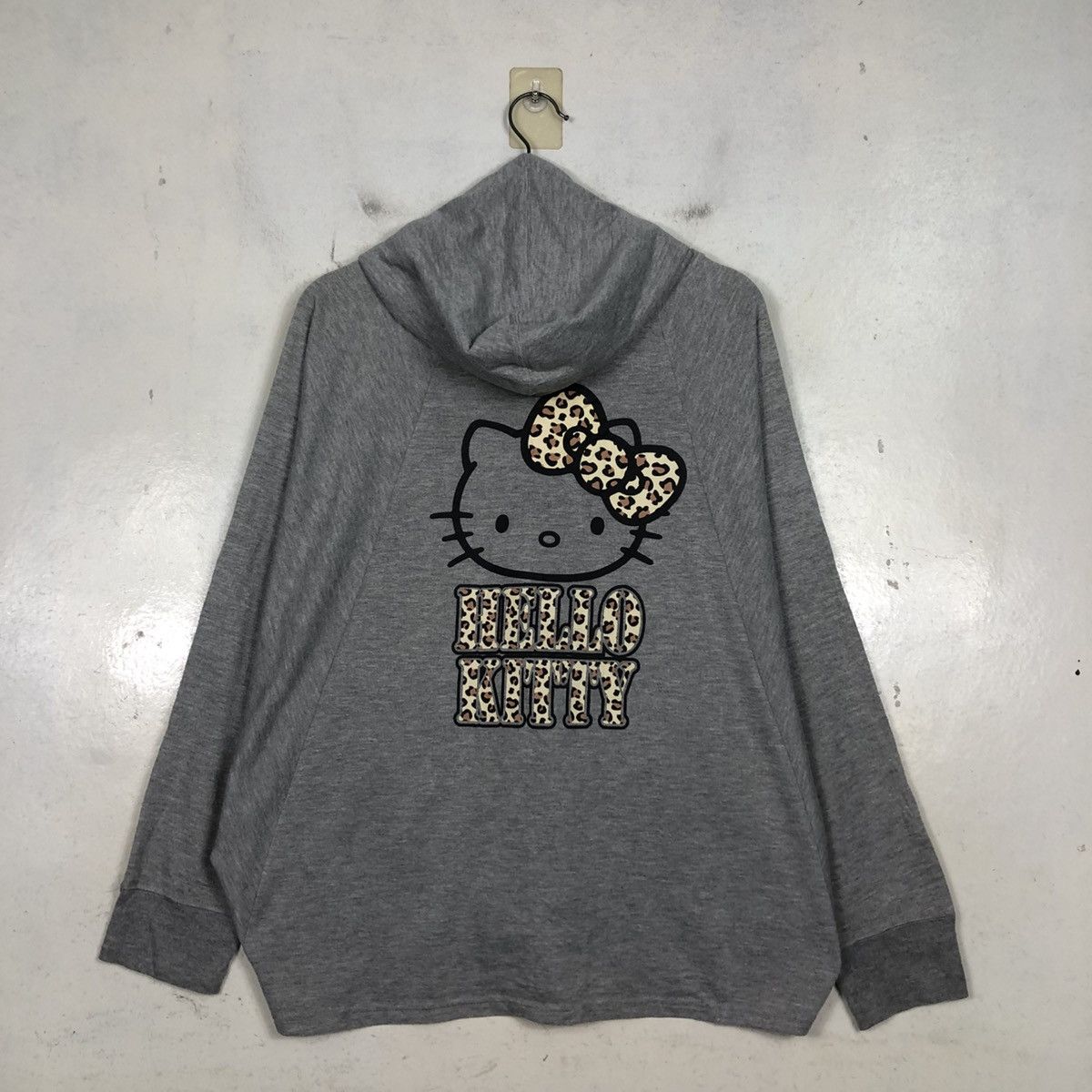 Japanese Brand 📌Zipper Jacket Sweater Hoodie Hello Kitty Cartoon Big Logo Size US L / EU 52-54 / 3 - 10 Thumbnail