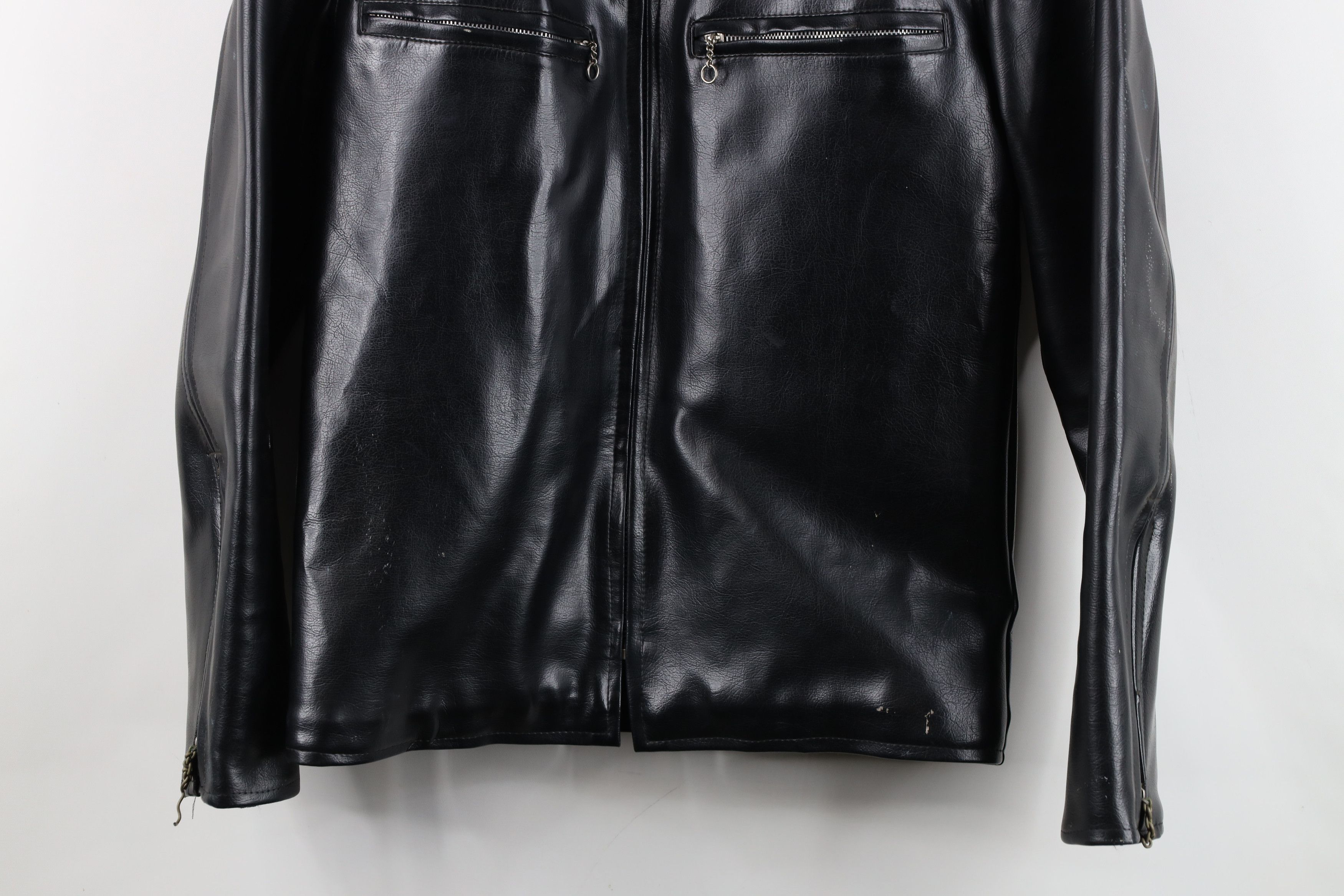 Vintage Vintage 70s Streetwear Faux Leather Motorcycle Jacket Japan Size US M / EU 48-50 / 2 - 3 Thumbnail