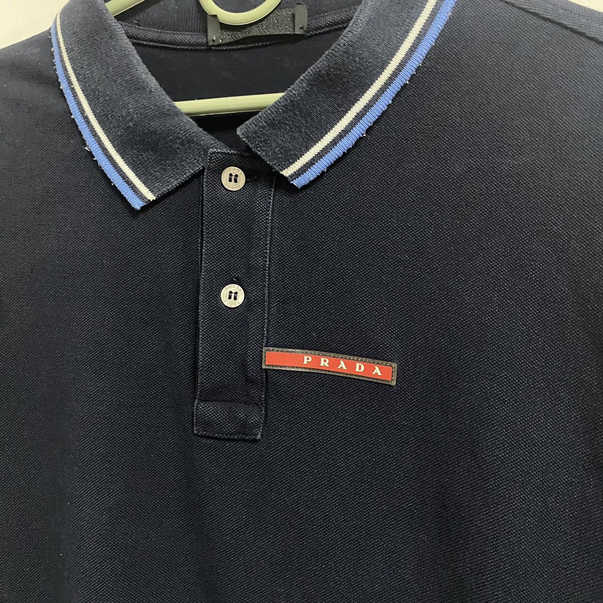 Prada Prada T-Shirt Polo Vintage Size US XXL / EU 58 / 5 - 2 Thumbnail