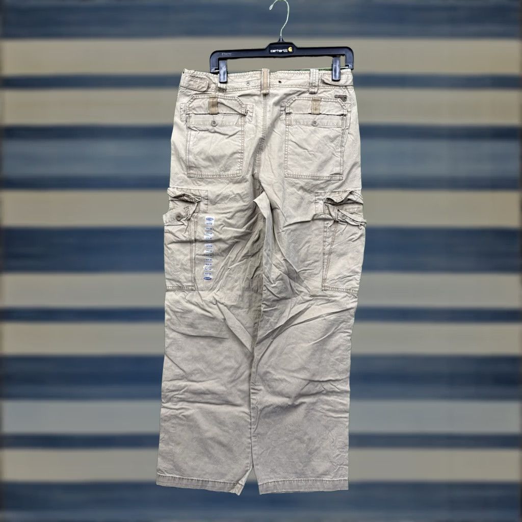Old Navy Old Navy Cargo Pants Mens 32x32 Green Baggy Military Paratrooper Surplus Vintage Size US 33 - 1 Thumbnail