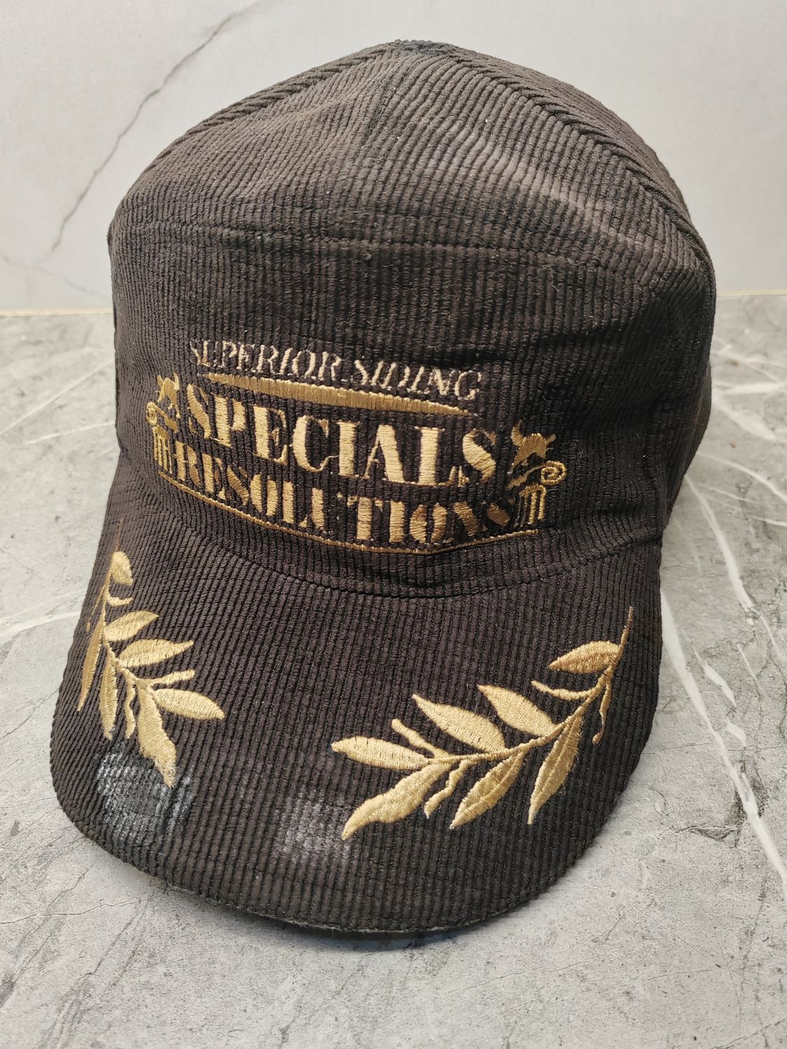 image of Vintage Specials Resolution Corduroy Cap Hat in Mix, Men's