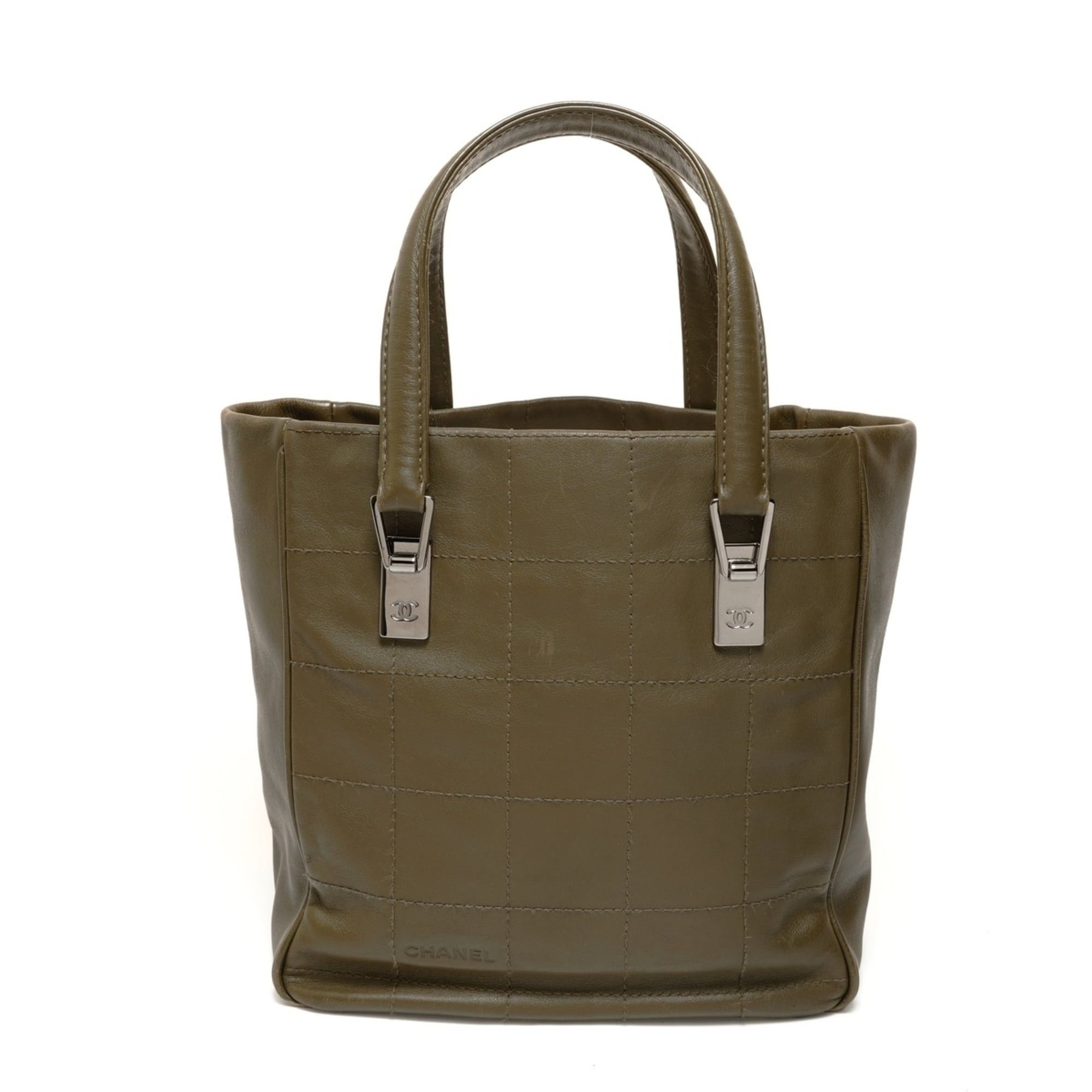 Chanel Chanel Chocolate Bar Handbag, Khaki Size ONE SIZE - 1 Thumbnail