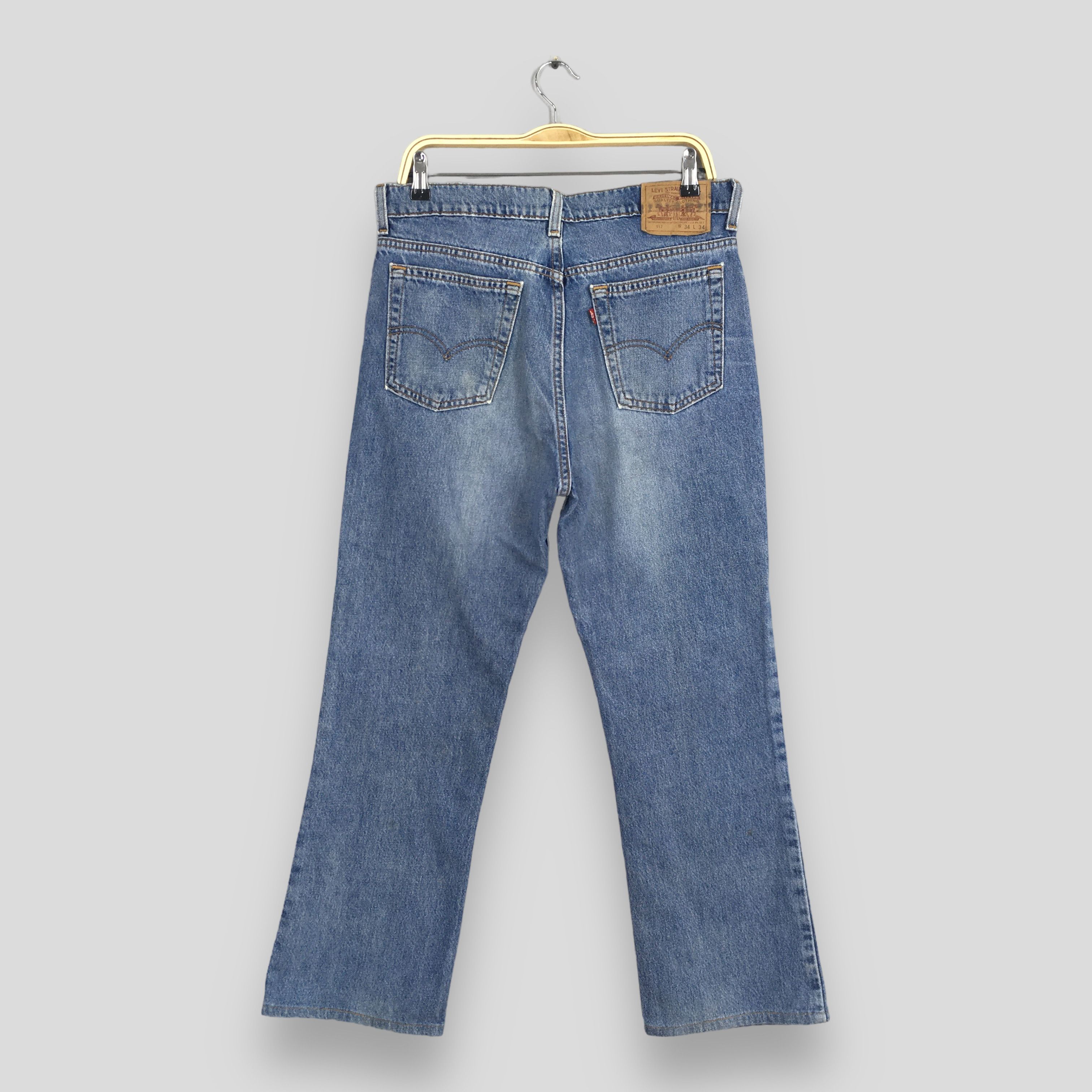 Levi's Size 32x27 Levi's 517 Stonewash Flare Bootcut Jeans S679 Size 32" / US 10 / IT 46 - 8 Thumbnail