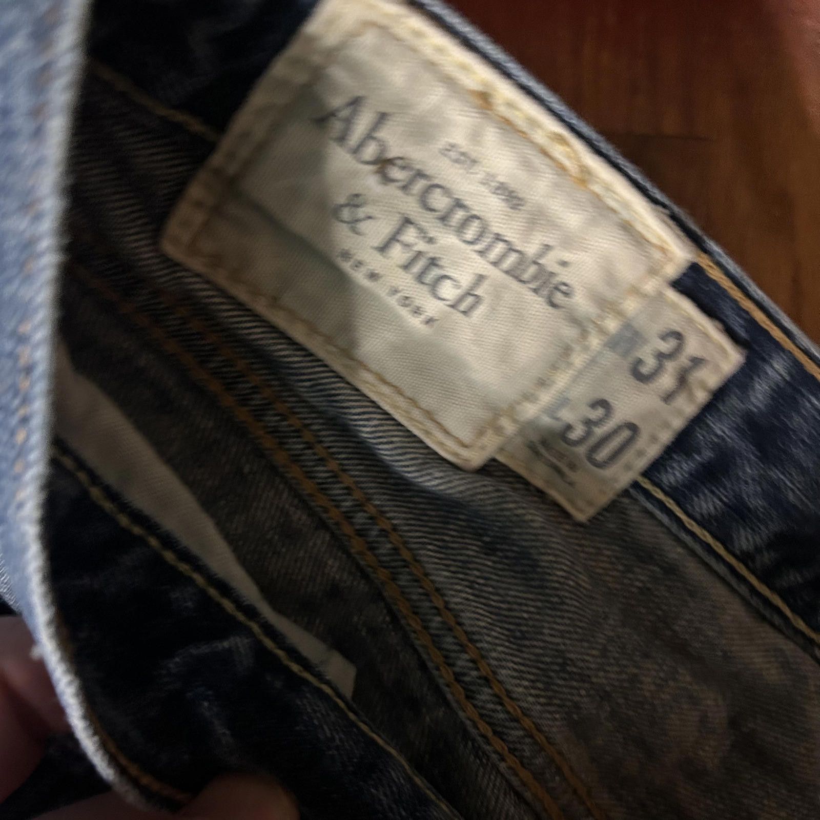 Abercrombie & Fitch Vintage Abercrombie & Fitch Men's Jeans - Size 31x30 Size US 31 - 2 Thumbnail
