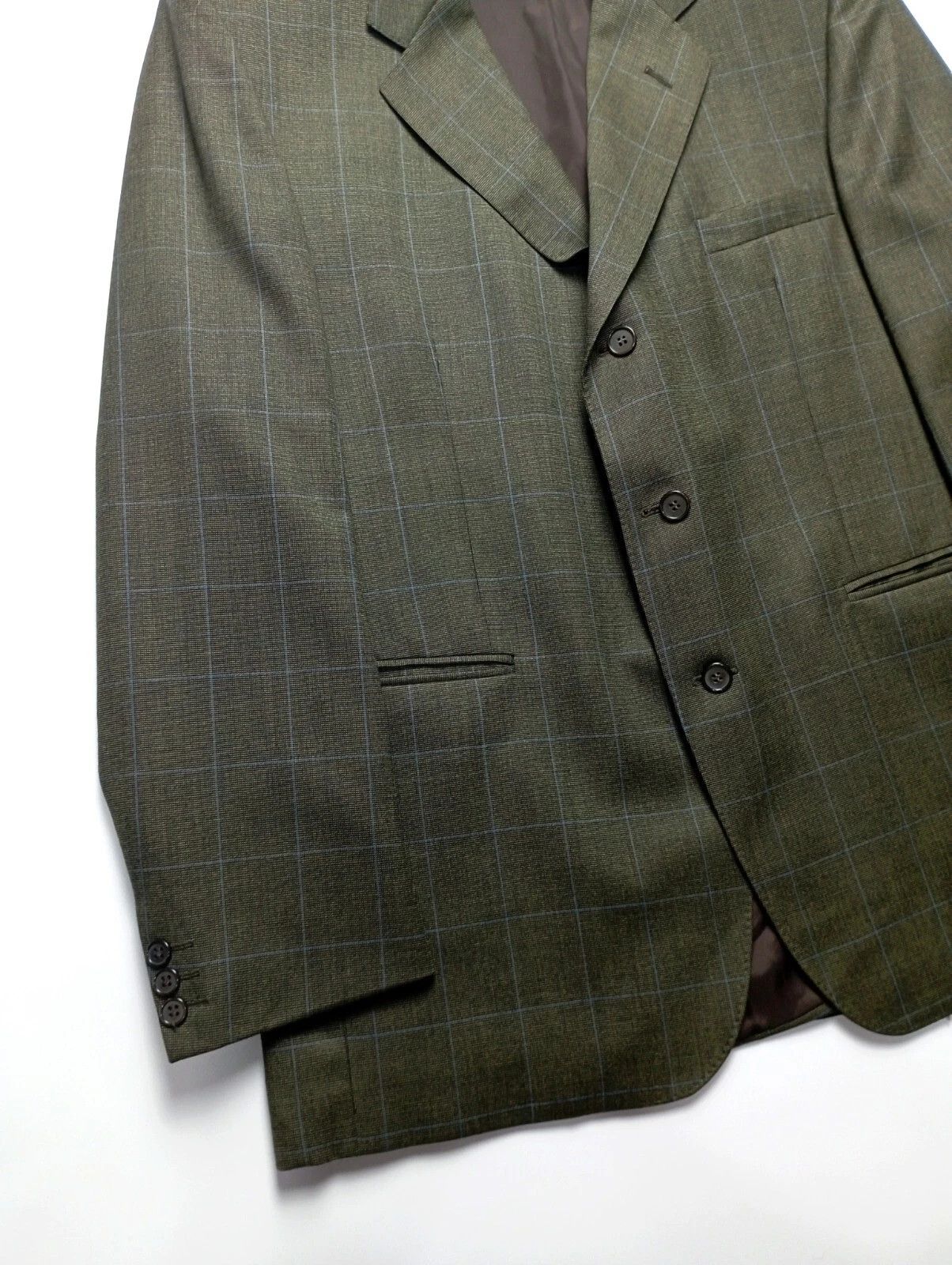 Gieves & Hawkes Gieves & Hawkes Tweed Blazer Savile Row London Green Size 48R - 6 Thumbnail