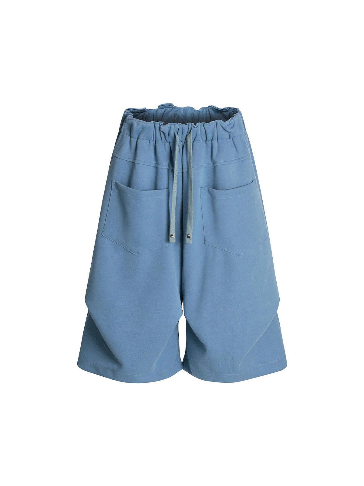 Japanese Brand Side Pockets Drawstring Waist Casual Jorts Size ONE SIZE - 3 Thumbnail