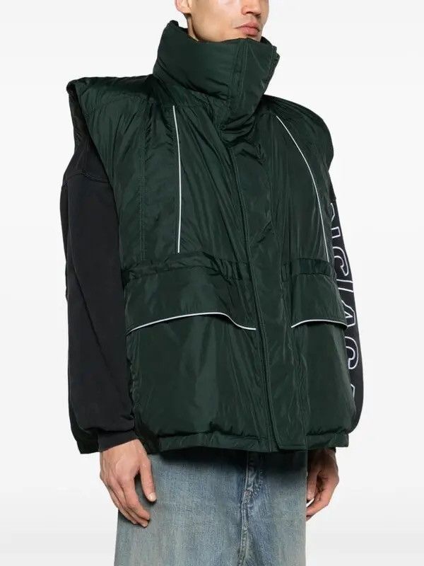 Balenciaga ‼️RETAIL $3.8K‼️Logo-Print Puffer Vest Size US L / EU 52-54 / 3 - 4 Thumbnail