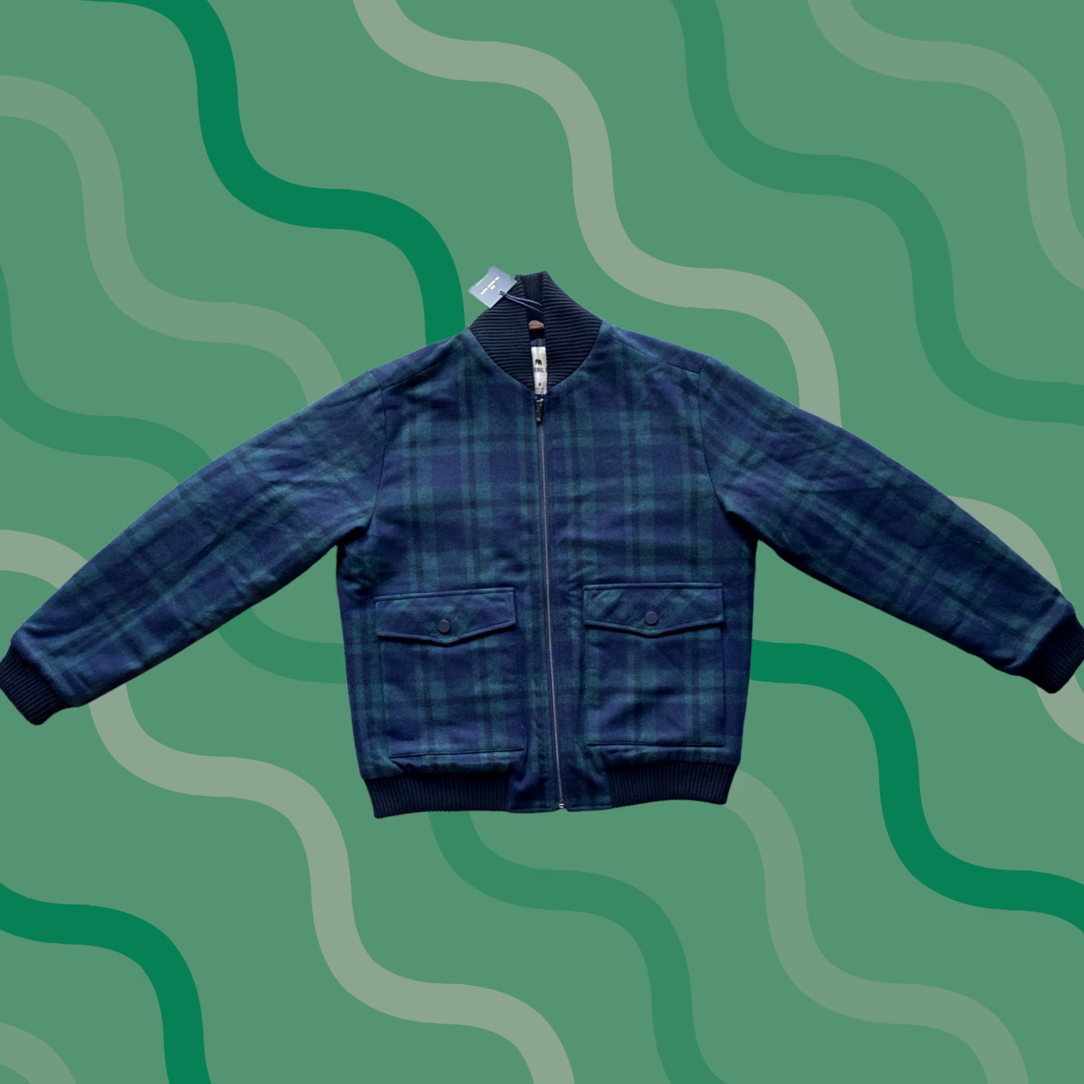 J. Press × Japanese Brand × Vintage J.Press wool Harrington Plaid