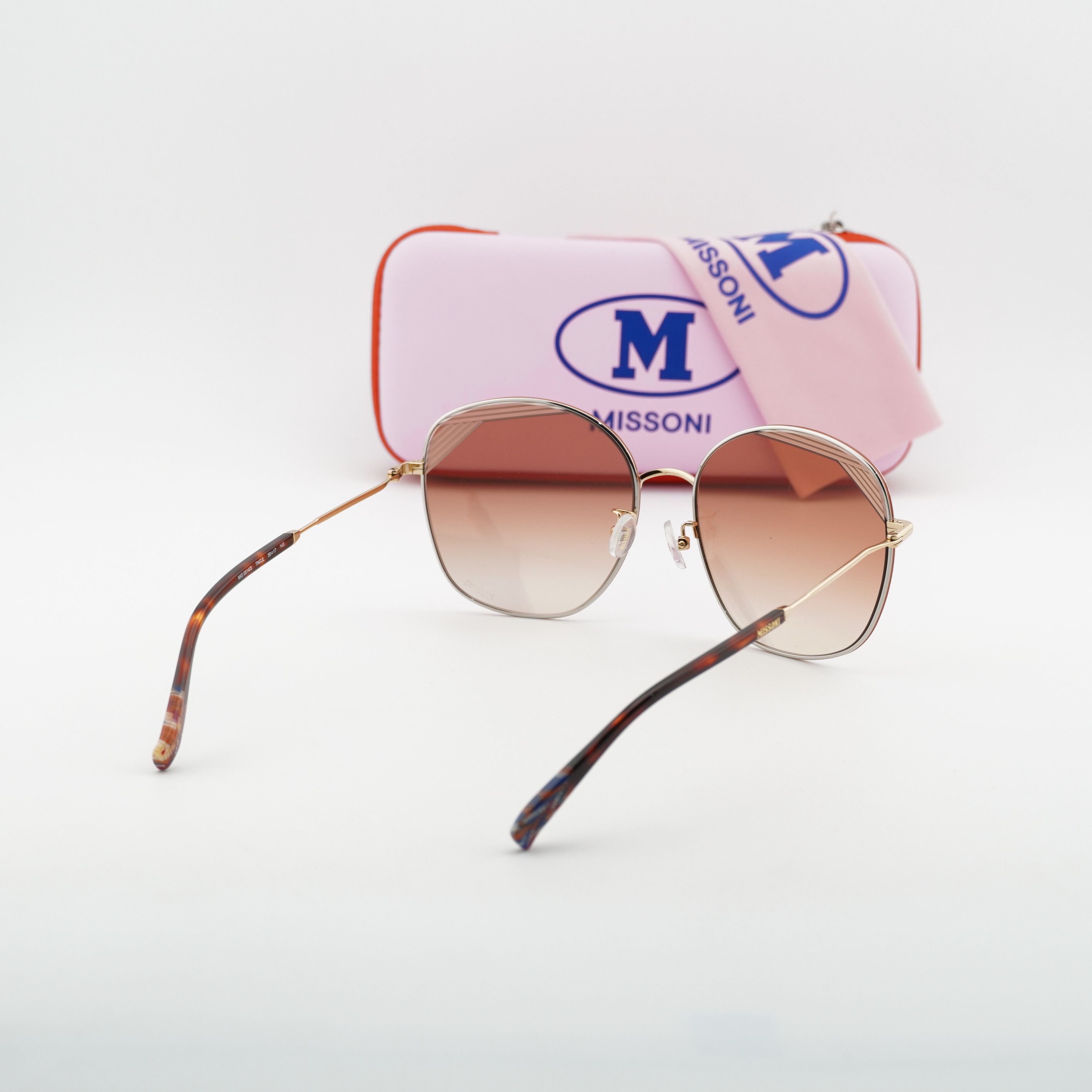 Missoni MIS 0014/S 0TNG JL Sunglasses Silver Geometric Frame