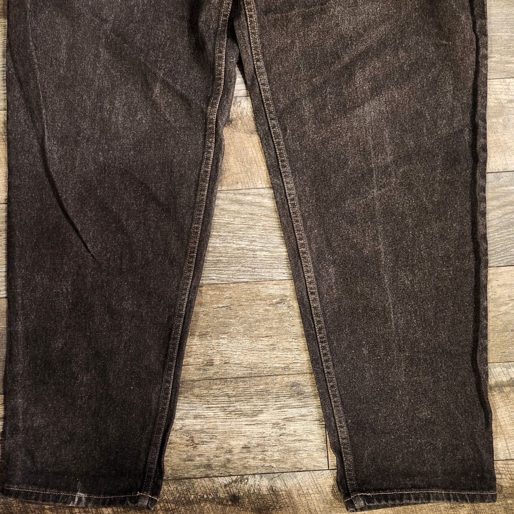 Guess VTG Guess Jeans Mens 40X32 Black Loose Fit Tapered Pascal 075 Made In USA 90s Size US 40 / EU 56 - 2 Thumbnail
