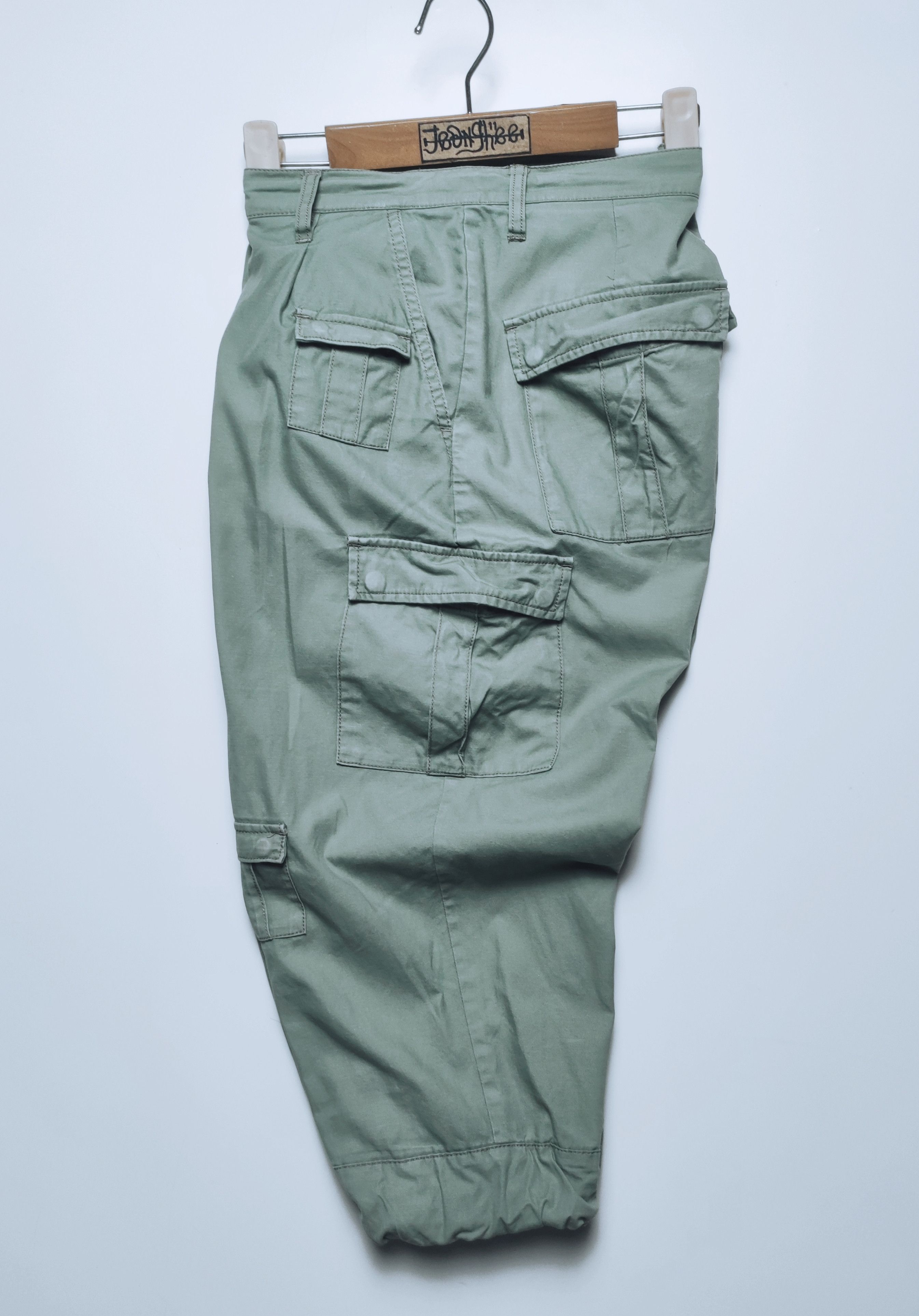 Issey Miyake Ne-Net By Issey Miyake Multipocket Cargo 3/4 Pants Size US 31 - 2 Thumbnail