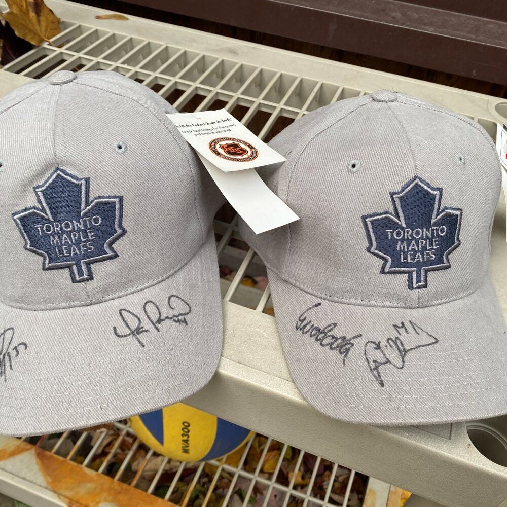 NHL 2X AUTOGRAPHED SIGNED Toronto Maple Leafs Hats BNWT Svoboda Size ONE SIZE - 9 Thumbnail