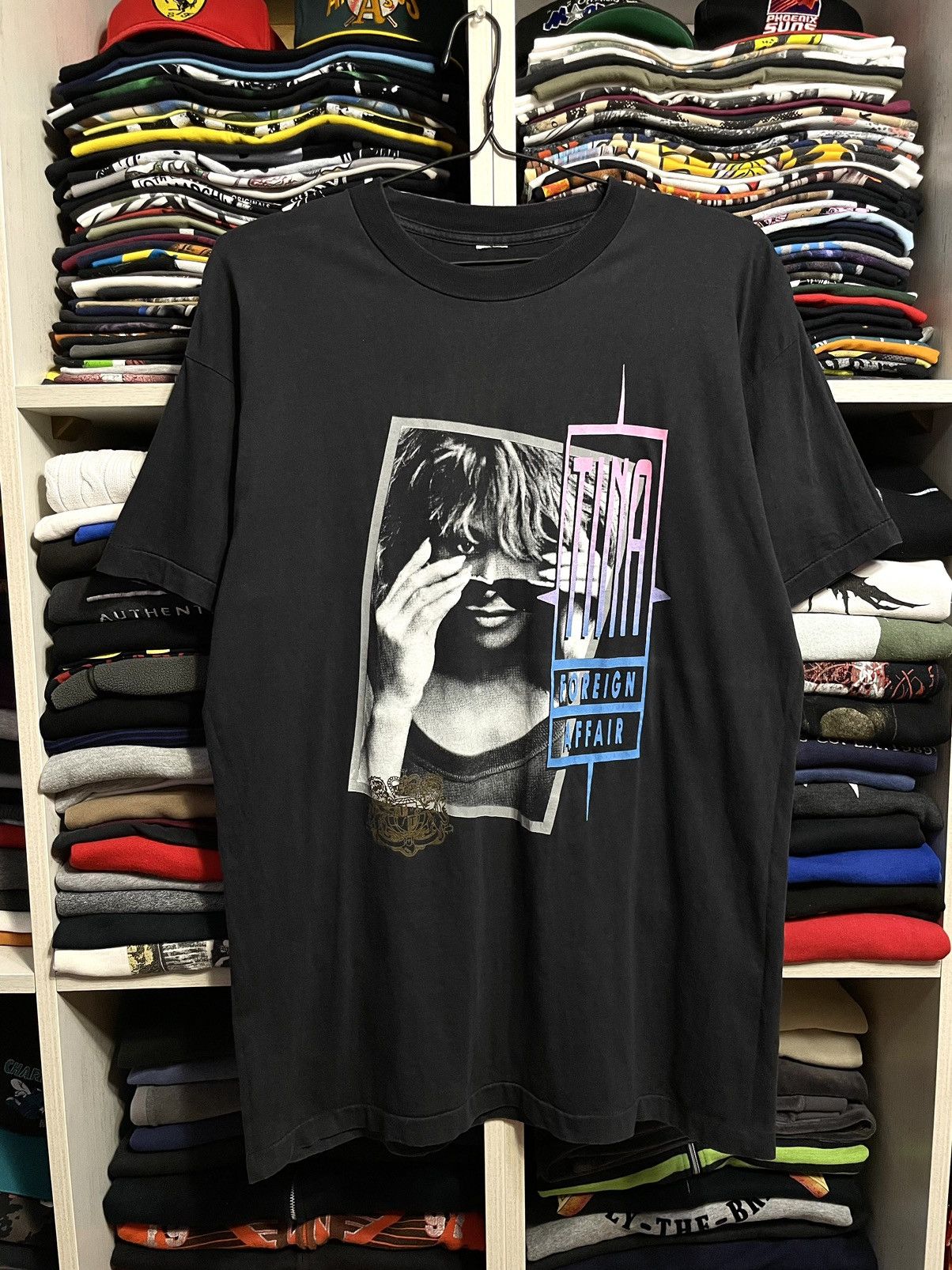 Band Tees Vintage 90s Tina Turner Foreign Affair World Tour T-Shirt Size US L / EU 52-54 / 3 - 13 Thumbnail