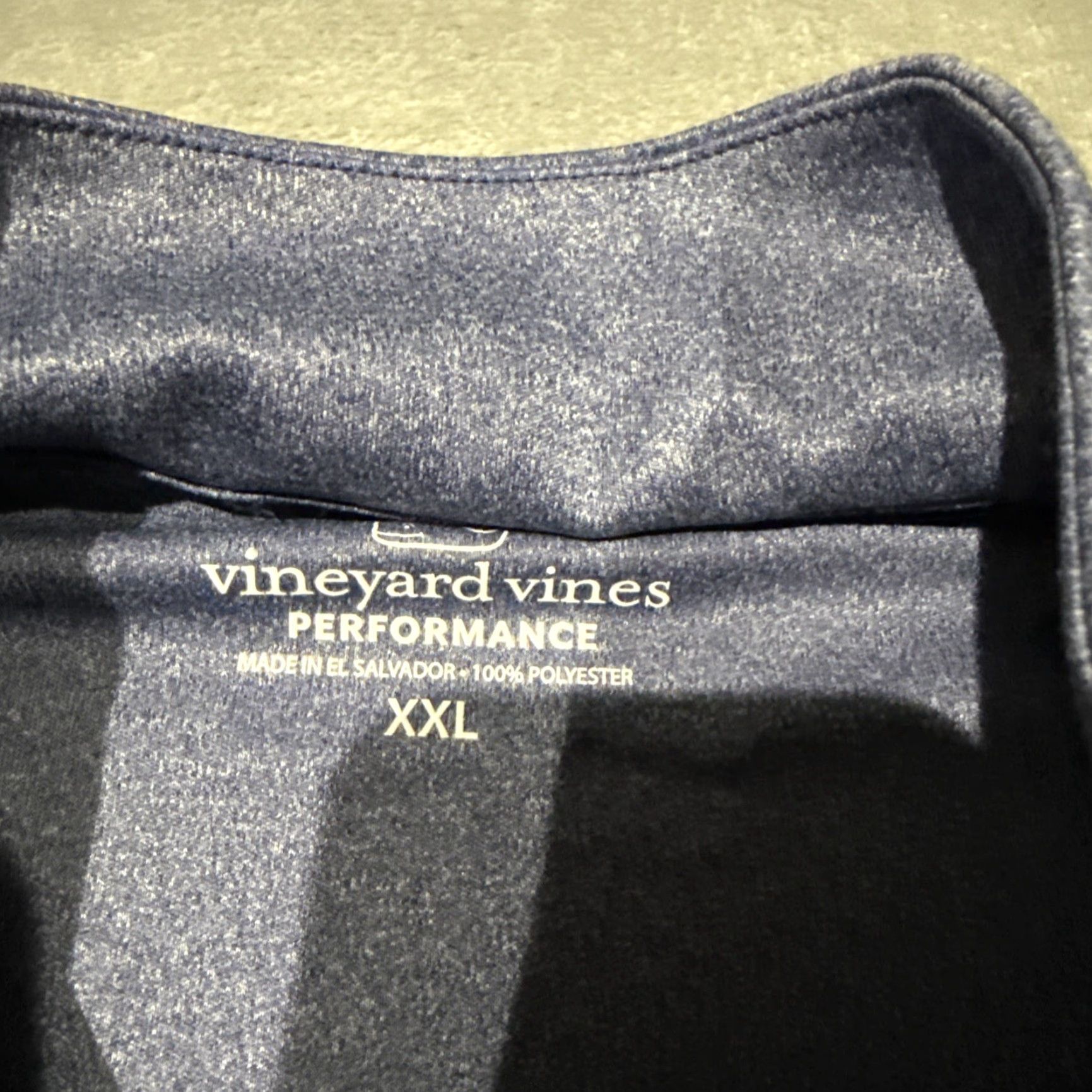 Vineyard Vines Vineyard Vines 1/4 Zip Pullover Sweater Mens 2XL Blue Performance Golf Casual Size US XXL / EU 58 / 5 - 3 Thumbnail