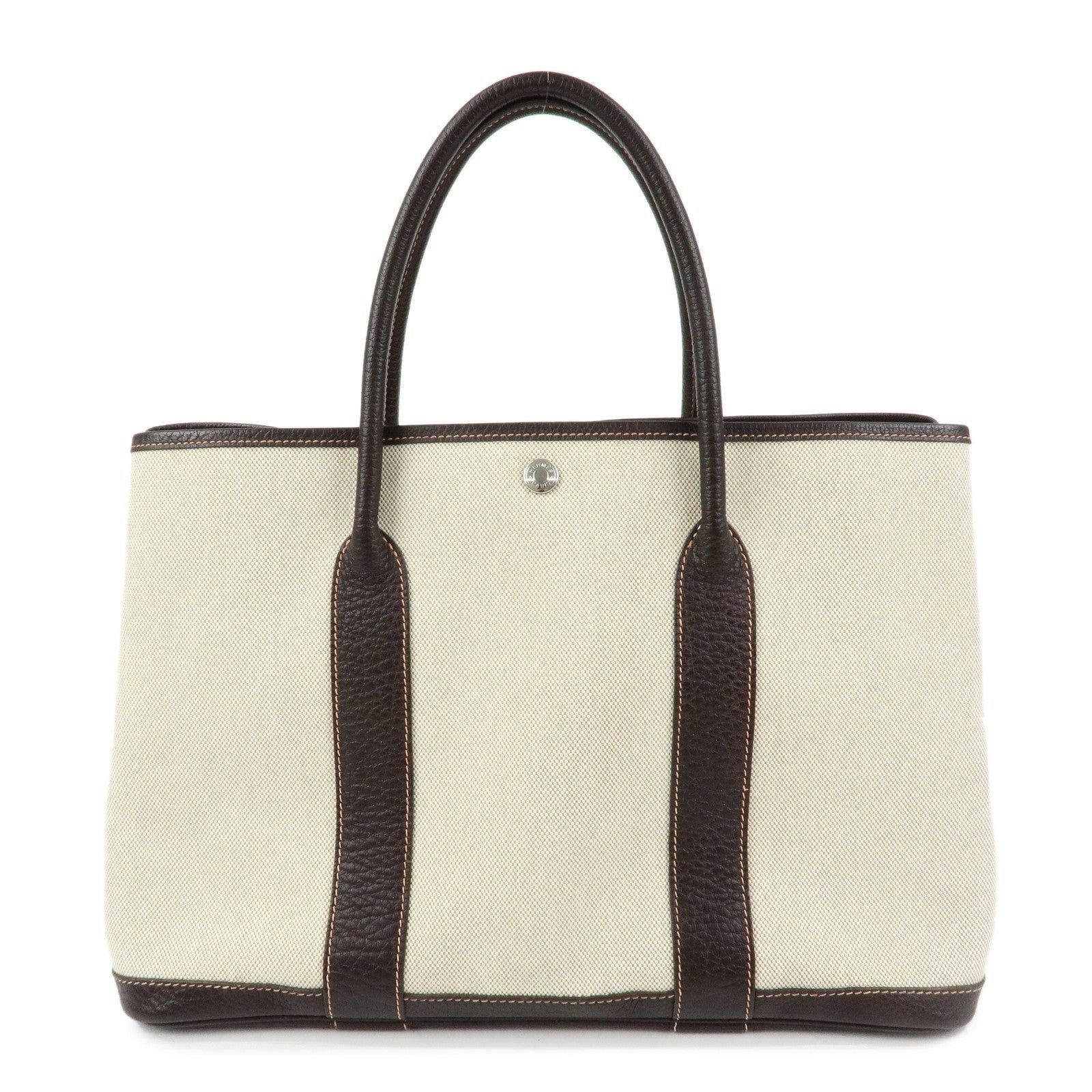 Hermes Hermes Garden Party PM Canvas Tote Cream Size ONE SIZE - 1 Thumbnail