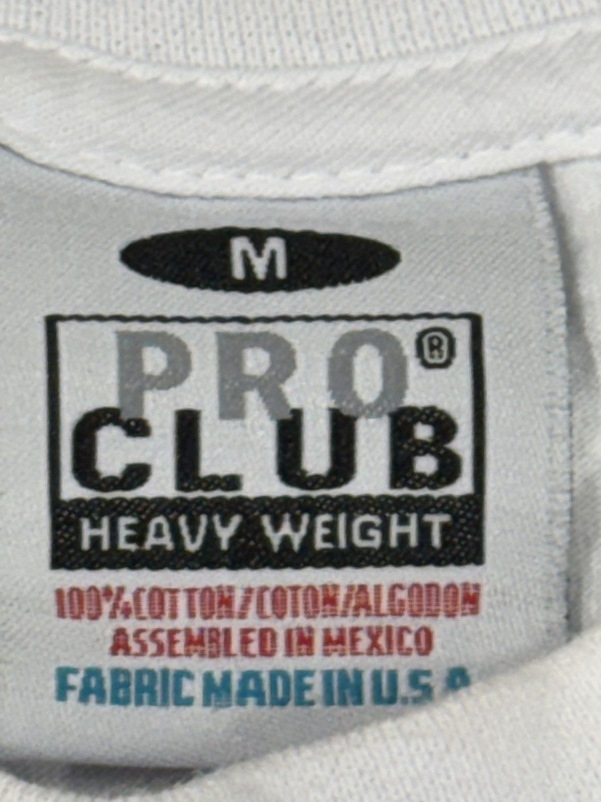 Other Pro Club Mens Heavyweight Tee White Paradise Woman Medium Size US M / EU 48-50 / 2 - 4 Thumbnail