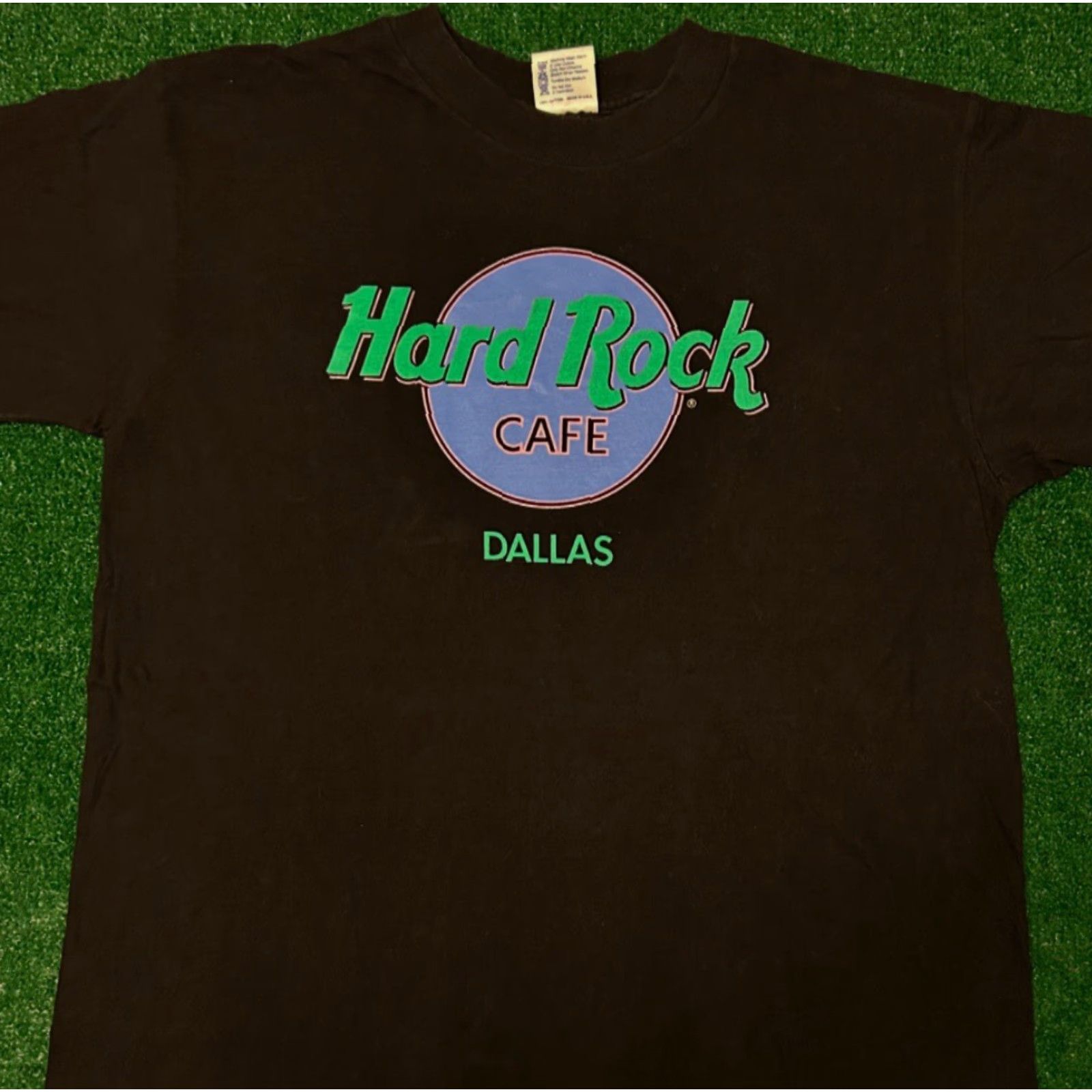 Hard Rock Cafe VINTAGE Hard Rock Cafe Dallas VTG Shirt Mens Large USA 1990s 90s Pop Culture Size US L / EU 52-54 / 3 - 3 Thumbnail