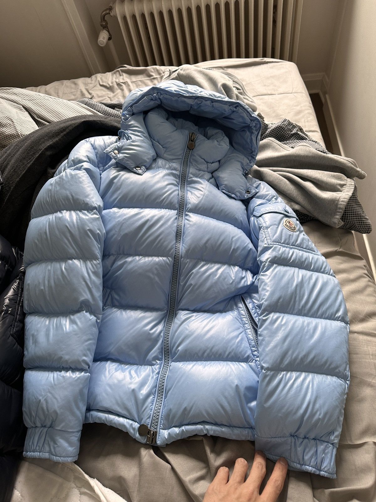 Baby blue moncler clearance maya