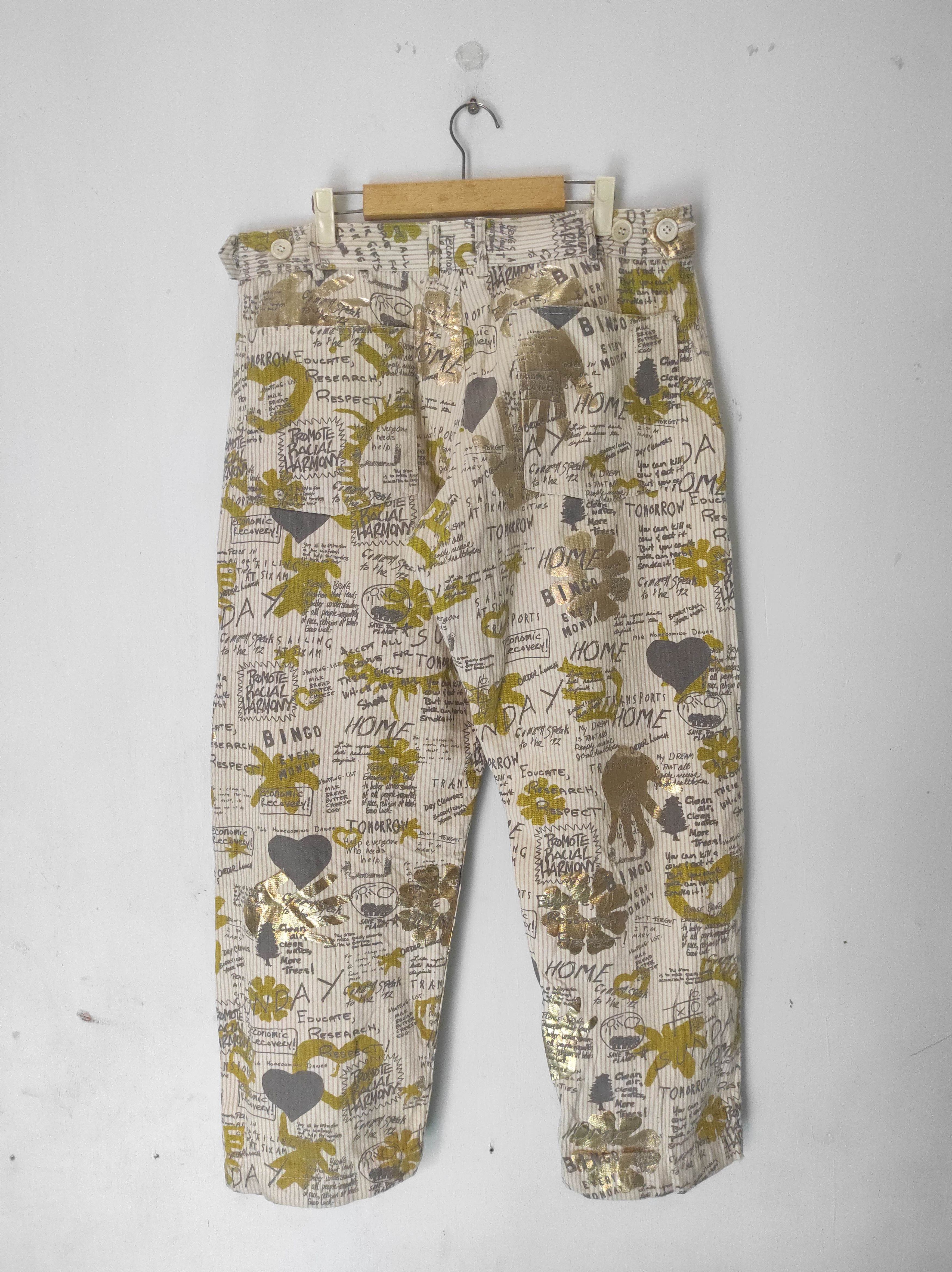 Comme des Garcons Comme Des Garcons Homme Plus AD2006 Printed Pant Size US 32 / EU 48 - 13 Thumbnail