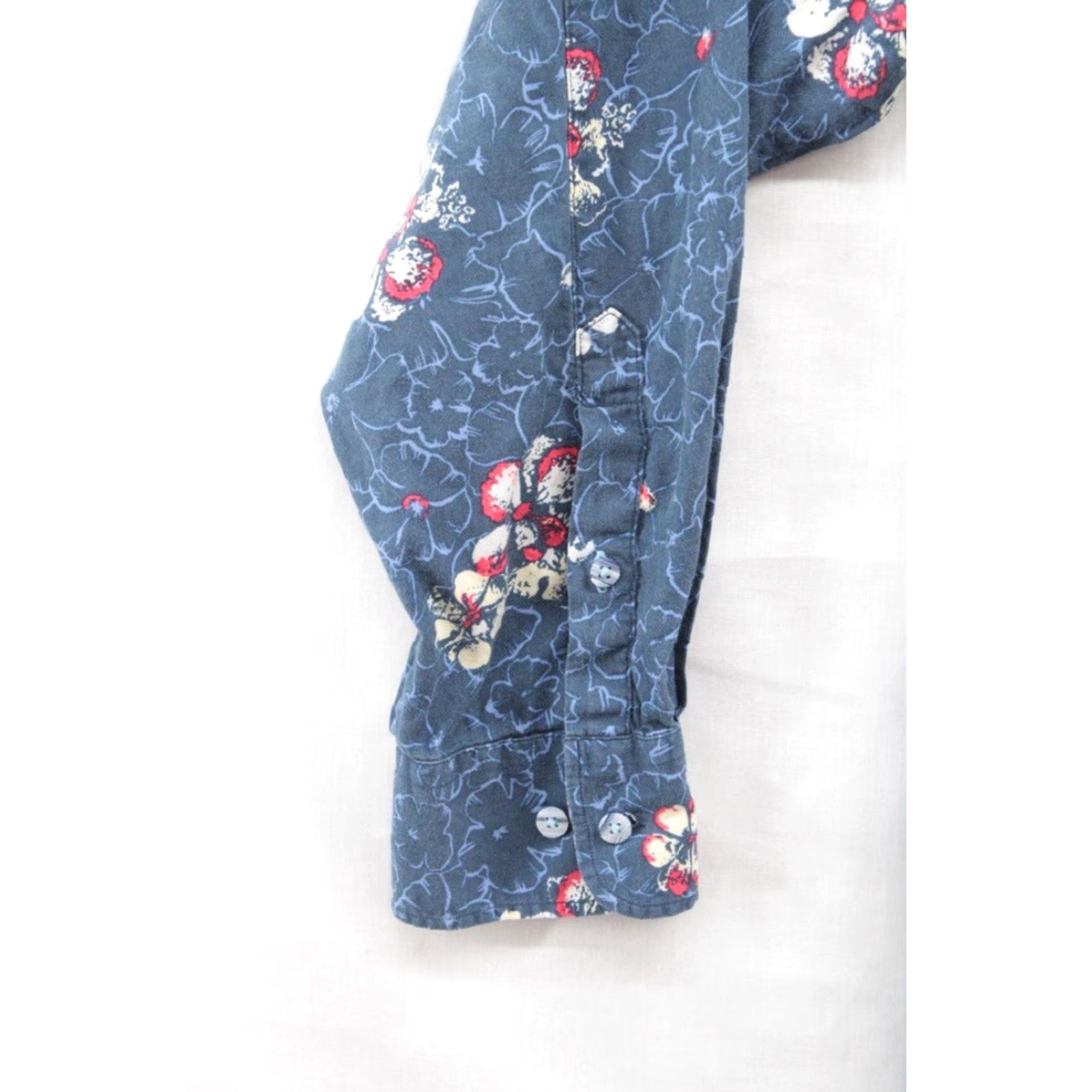 Tommy Bahama Tommy Bahama Shirt XL Long Sleeve Blue Hawaiian Silk Blend Peppy Vacation Button-Up Casual Beach Hawaii Mens XL Blue Size US XL / EU 56 / 4 - 4 Thumbnail