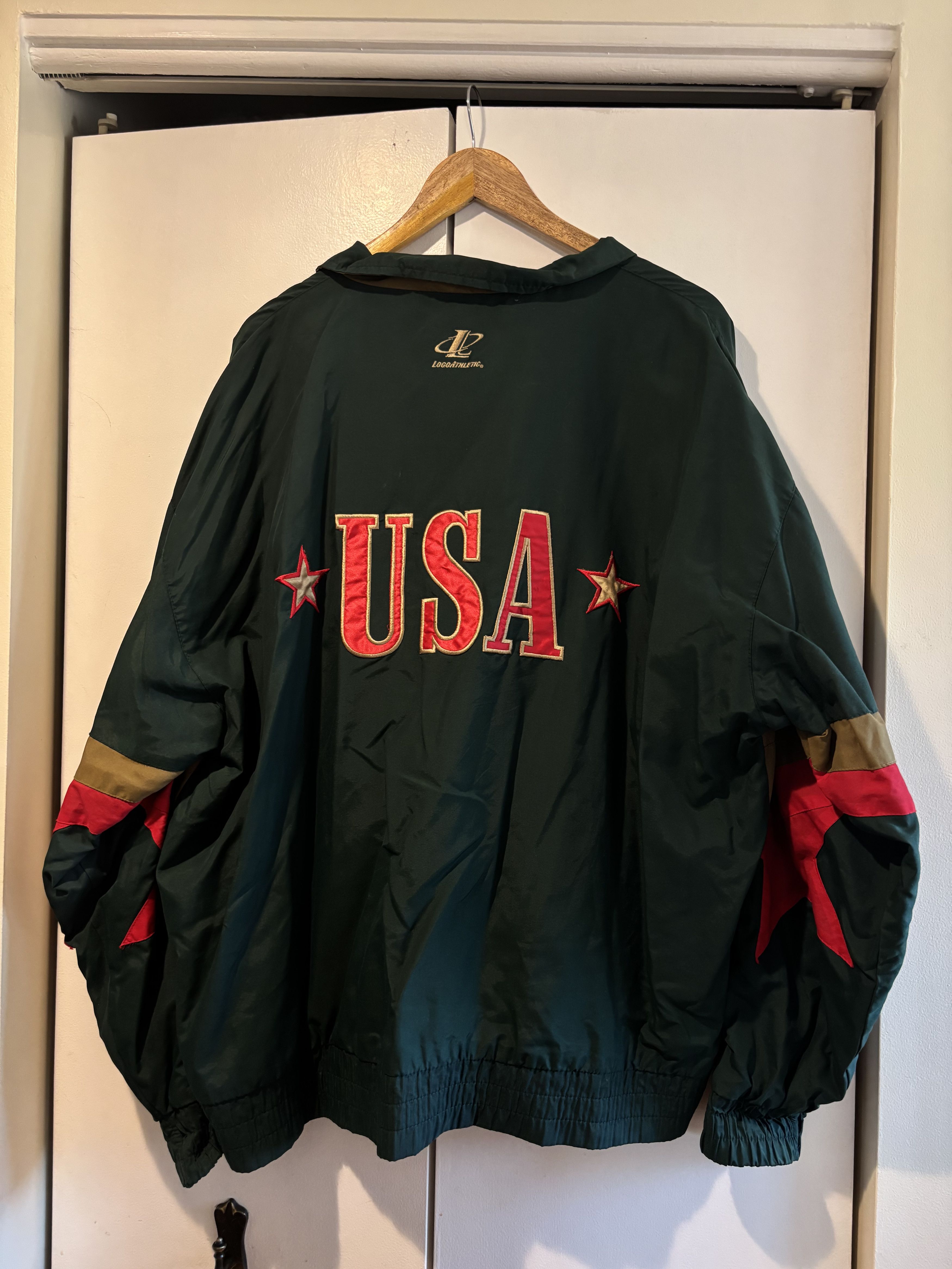 Logo Athletic × Vintage Atlanta 1996 Official Team USA Olympic Windbreaker Jacket Size US XL / EU 56 / 4 - 5 Thumbnail