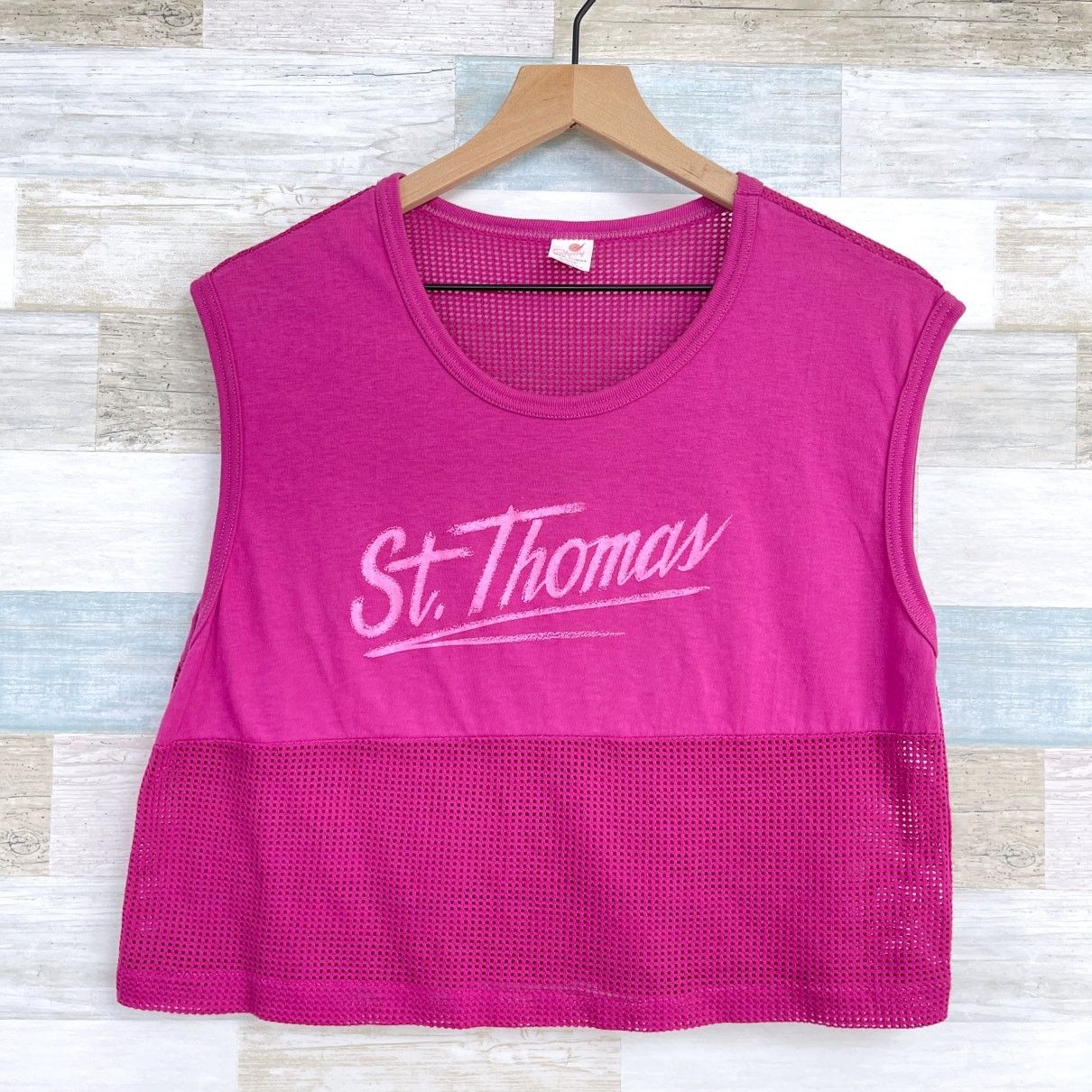 Other St Thomas Virgin Islands Mesh Tank Top Purple Womens Large Size L / US 10 / IT 46 - 1 Thumbnail