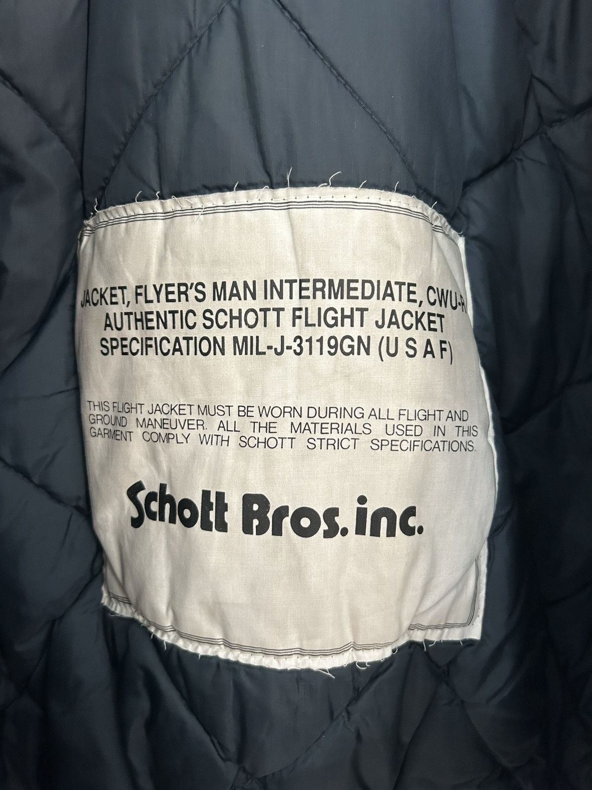 Schott Schott Flight Bomber Jacket Vintage CWU-R Size US L / EU 52-54 / 3 - 10 Thumbnail