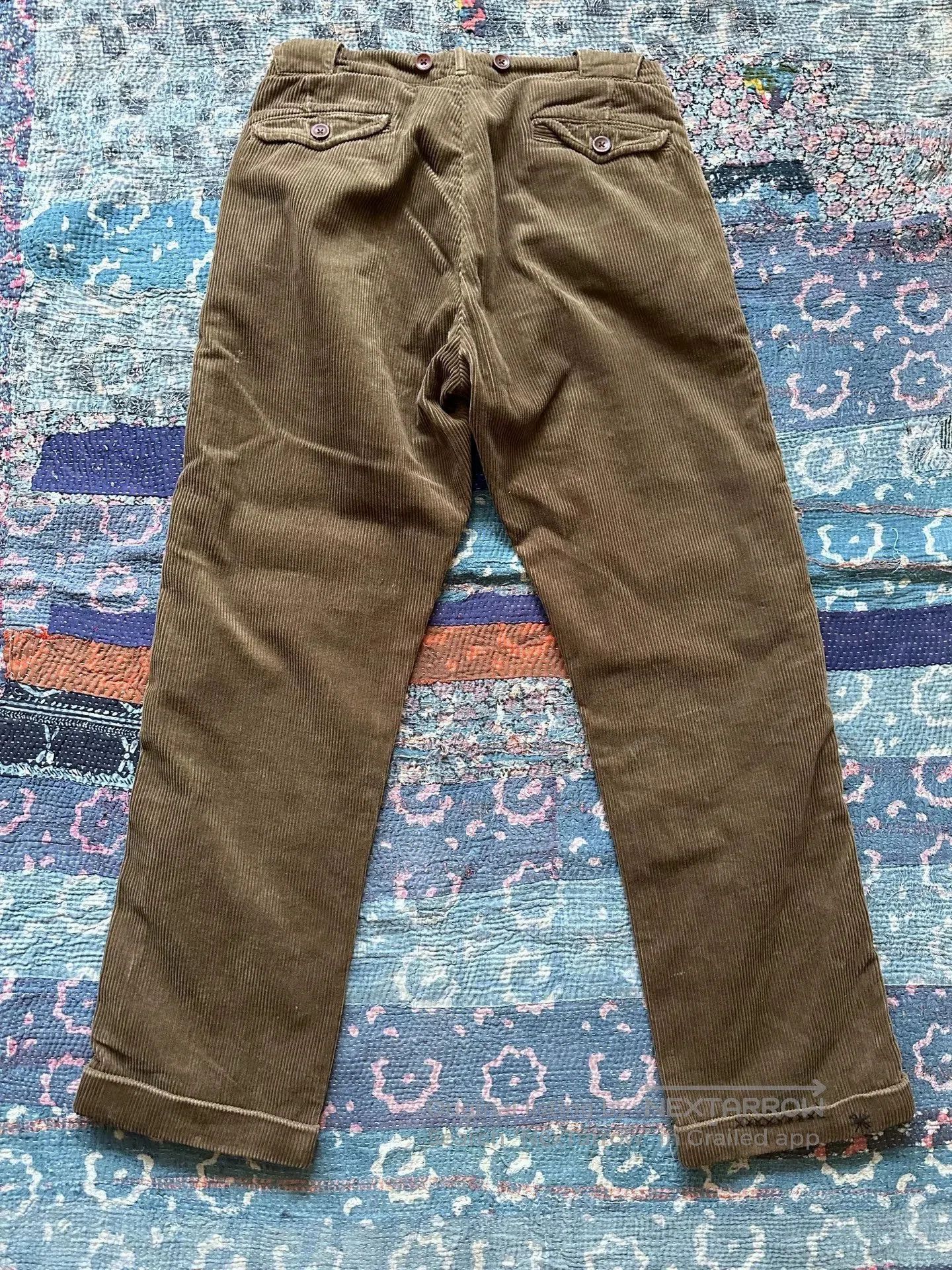 Levi's levi's vintage corduroy patchwork jeans. Size US 33 - 2 Thumbnail