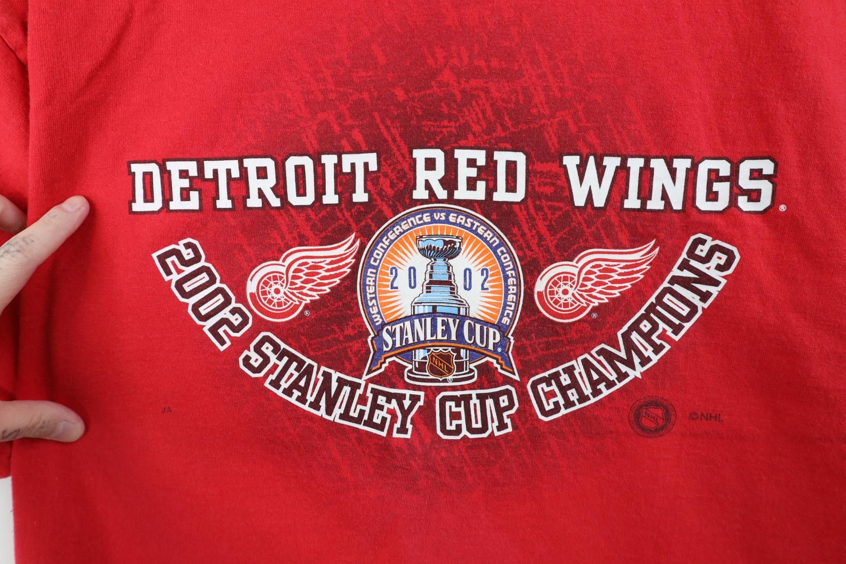 Hanes Vintage Stanley Cup Champions Red Wings Hockey T-Shirt Size US XXL / EU 58 / 5 - 4 Thumbnail