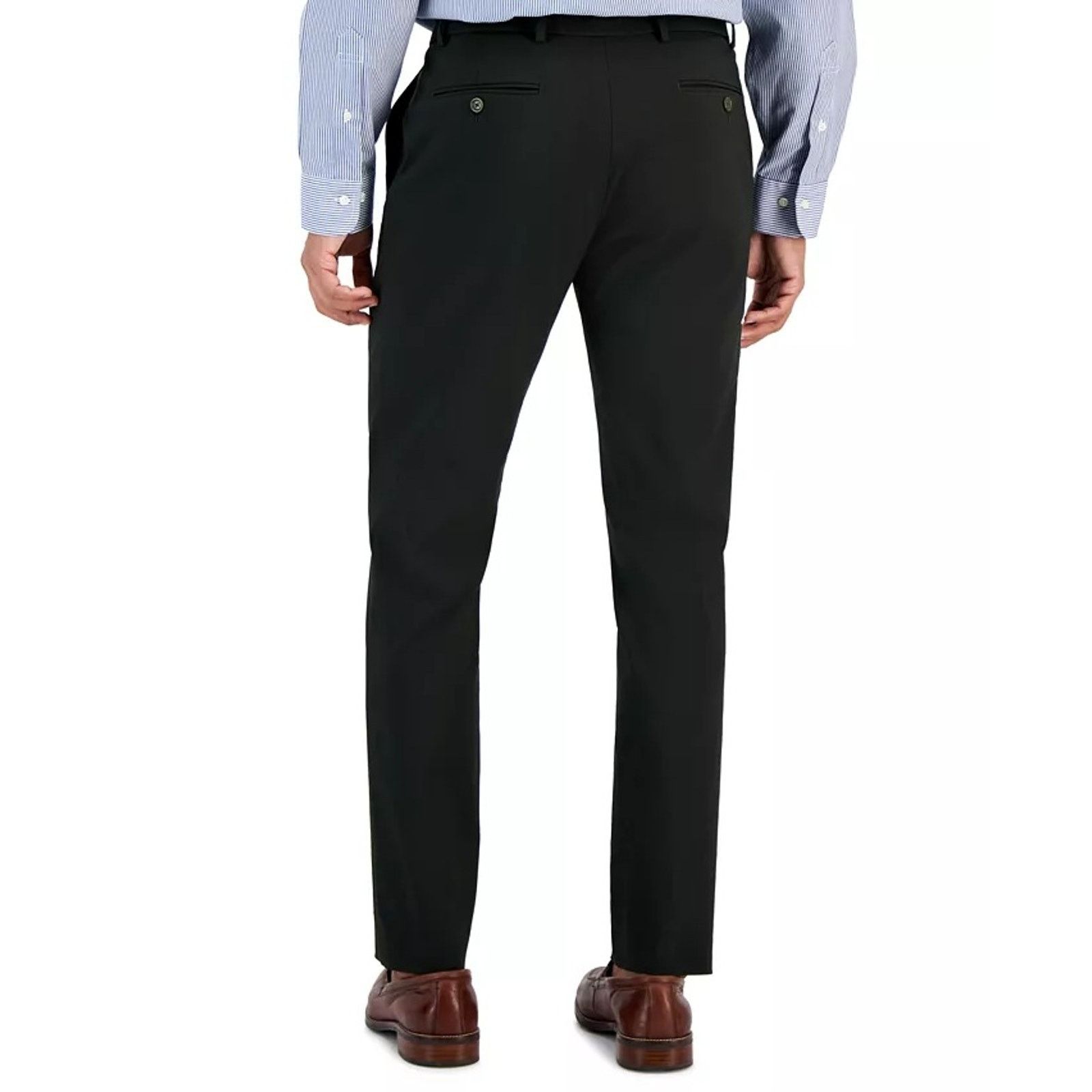 Tommy Hilfiger Men's Dark Olive Stretch Dress Pants 33x32