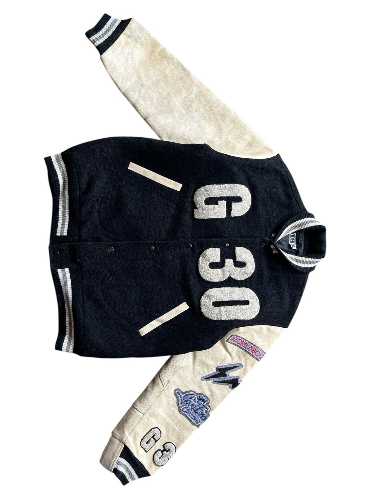 GOODENOUGH RARE VINTAGE GOOD ENOUGH CLASSIC 30G VARSITY BOMBER JACKET Size US XL / EU 56 / 4 - 7 Thumbnail