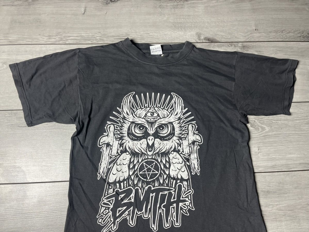 Band Tees Bring Me The Horizon Patch Owl Pentagram T-shirt Size US M / EU 48-50 / 2 - 3 Thumbnail