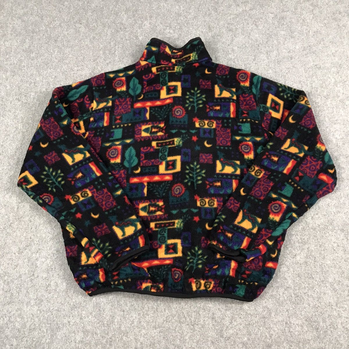 L.L. Bean 🔥L.L BEAN MULTI COLOUR FLEECE JACKET Size US M / EU 48-50 / 2 - 5 Thumbnail