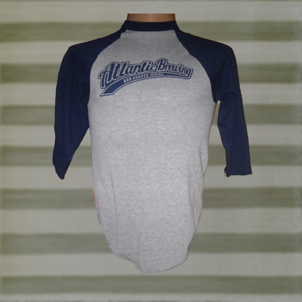 Augusta Sportswear ATLANTIC BREWING CO Bar Harbor Maine Shirt Adult Small Raglan T BEER ALE MIDTOWN Size US S / EU 44-46 / 1 - 1 Thumbnail