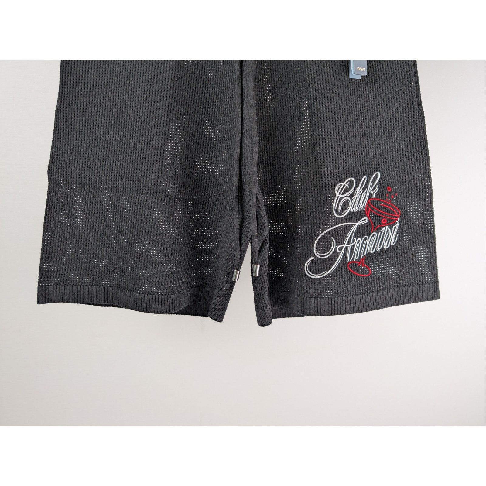 Amiri o1rshd1 Club Amiri Crochet Short Shorts in Black Size US 38 / EU 54 - 4 Thumbnail