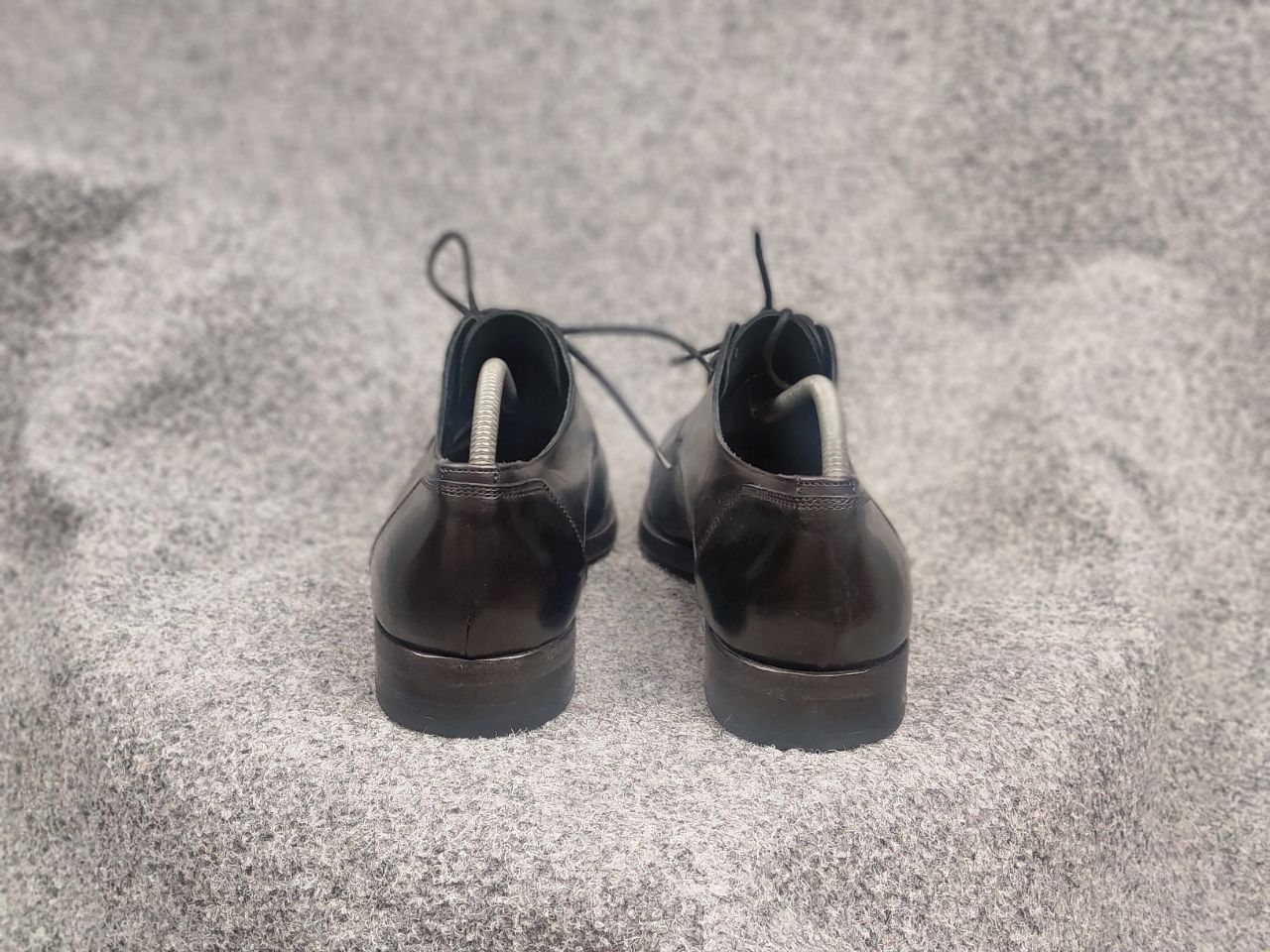 Pantanetti Pantanetti Design Black leather lace-up derby shoes Boots Size US 11 / EU 44 - 10 Thumbnail