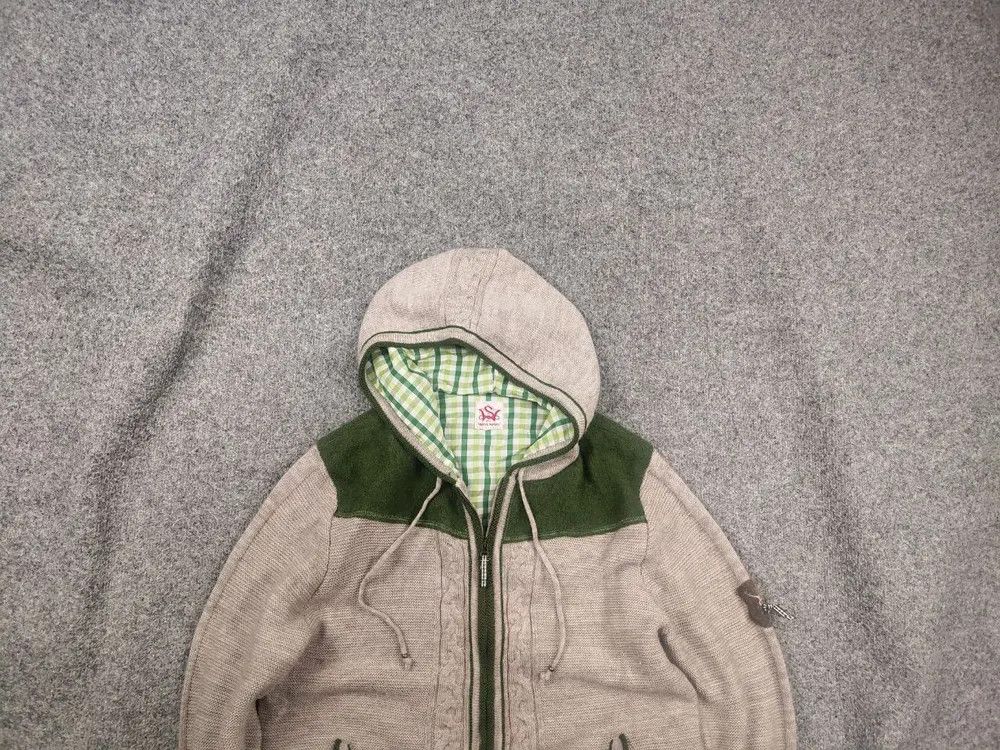 Vintage Spieth & Wensky German Design Knit Wool Blend Zip Hoodie Size US M / EU 48-50 / 2 - 2 Thumbnail