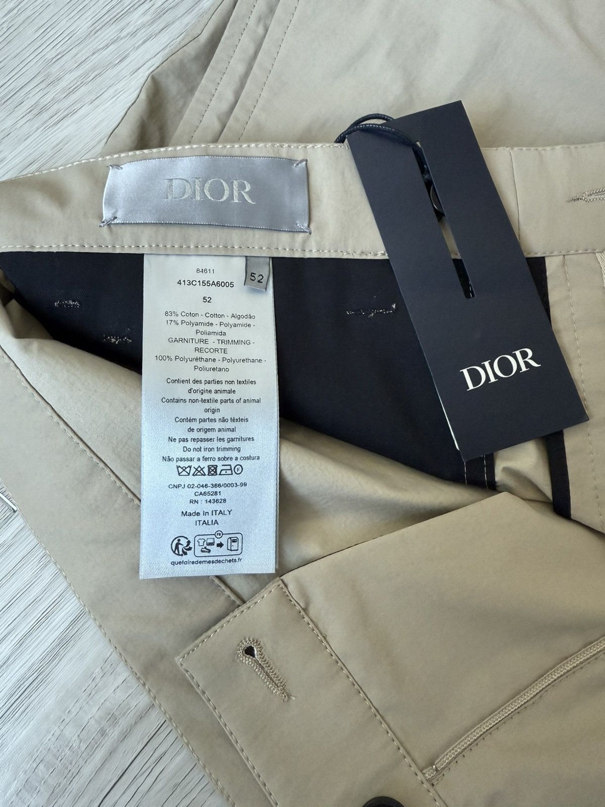 Dior Dior Beige Cargo Pants Size US 34 / EU 50 - 6 Thumbnail