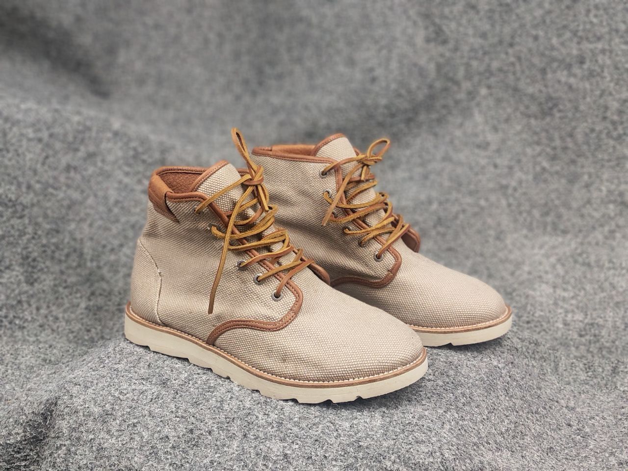 Peak Performance Peak Performance Canvas High-Top Flat Lace up Boots Shoes Size US 9 / EU 42 - 6 Thumbnail