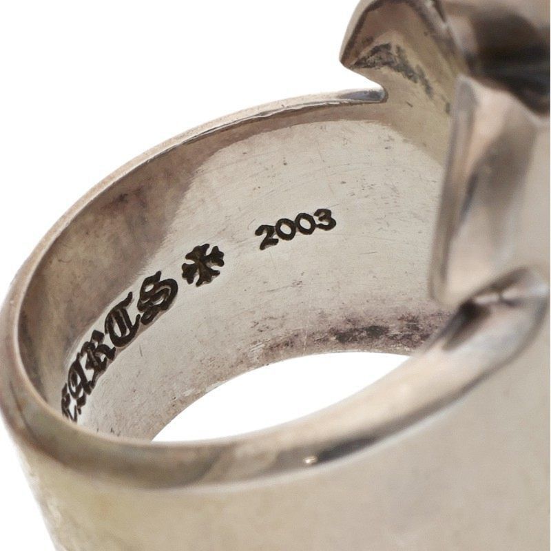Chrome Hearts Chrome Hearts Upright Flerknee Silver Ring Size ONE SIZE - 4 Thumbnail
