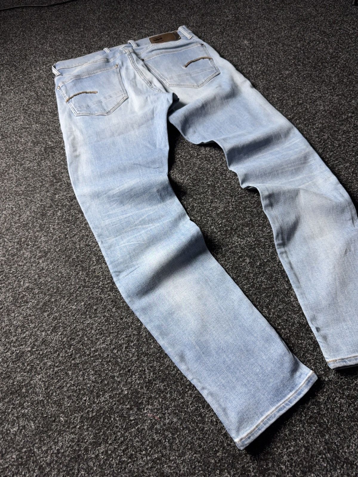 G-Star Y2K 00s G-Star RAW Revend Skinny Light Blue Denim Jeans Size US 32 / EU 48 - 12 Thumbnail