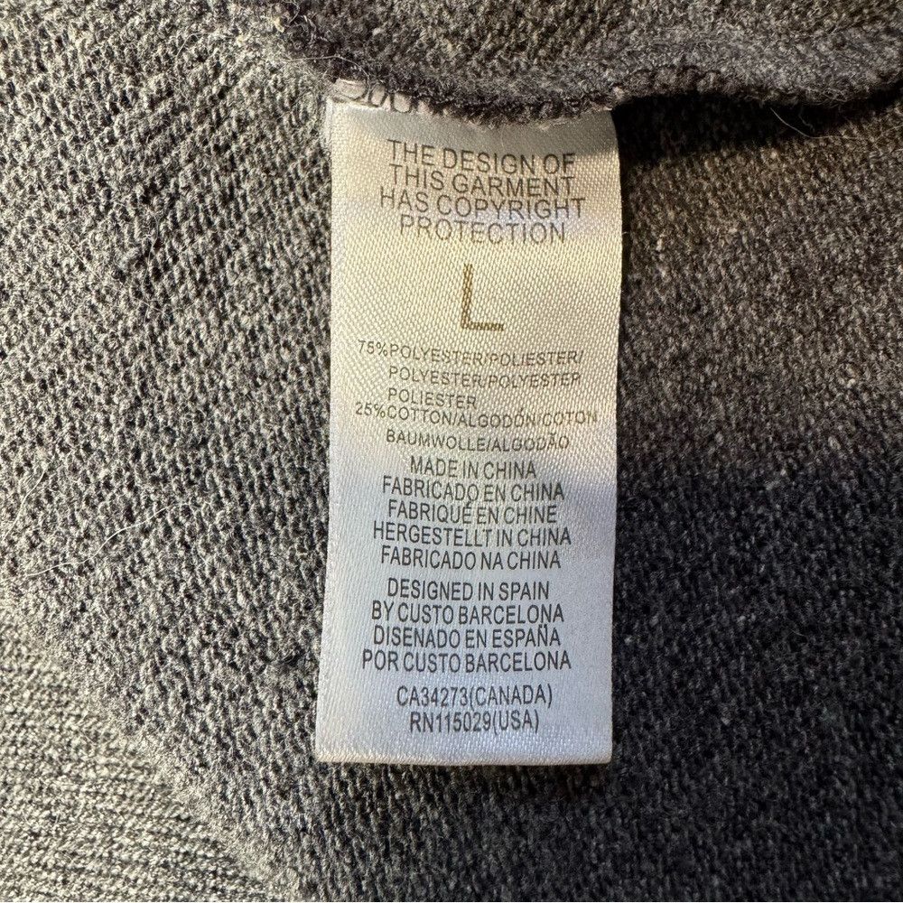 Custo Barcelona Custo Barcelona Embroidered French Terry Brown Sweatshirt S Size L / US 10 / IT 46 - 7 Thumbnail