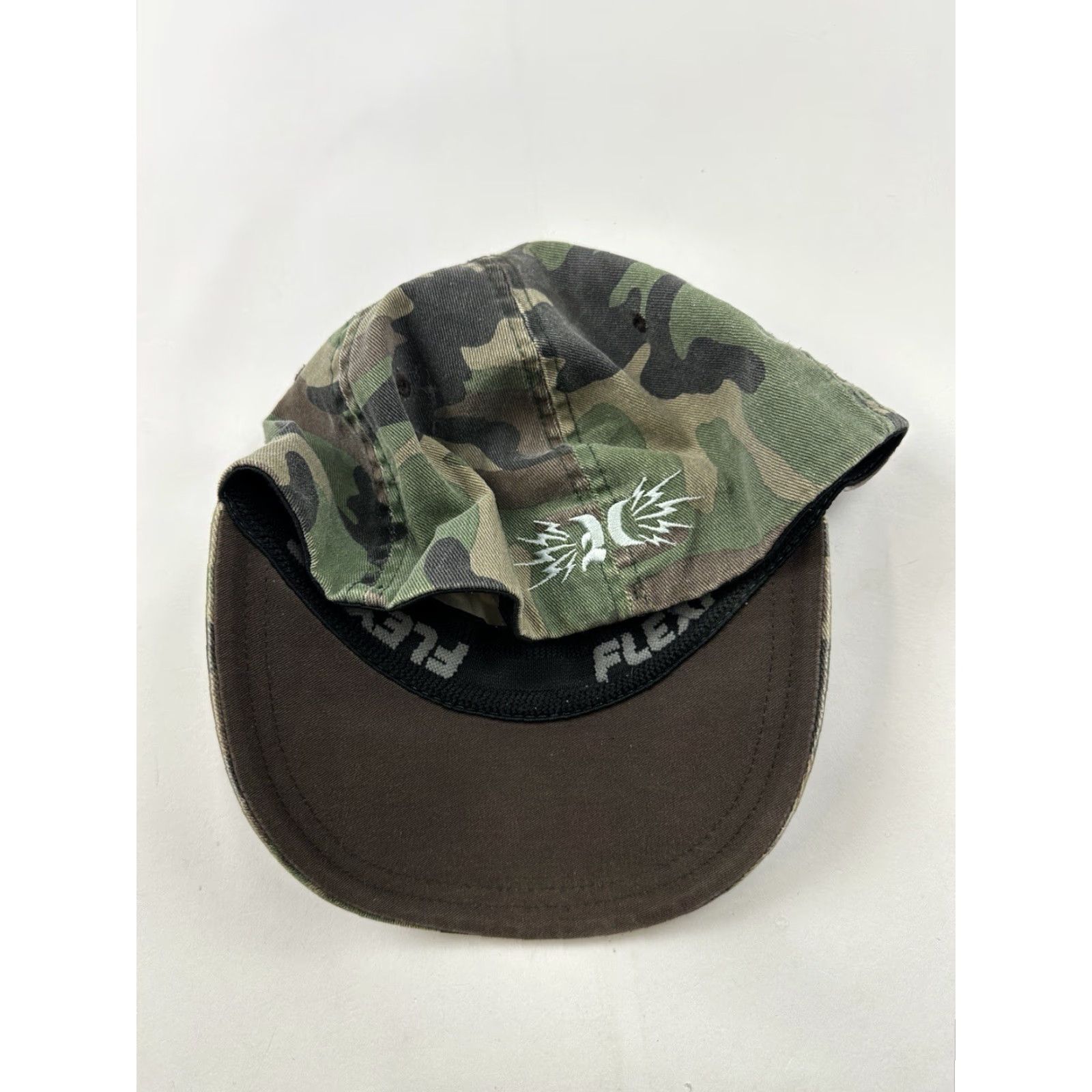 Hurley Hurley Hat Fitted Cap One Size Mens Camouflage Camo Print Flexfit Y2K Vintage Size ONE SIZE - 3 Thumbnail