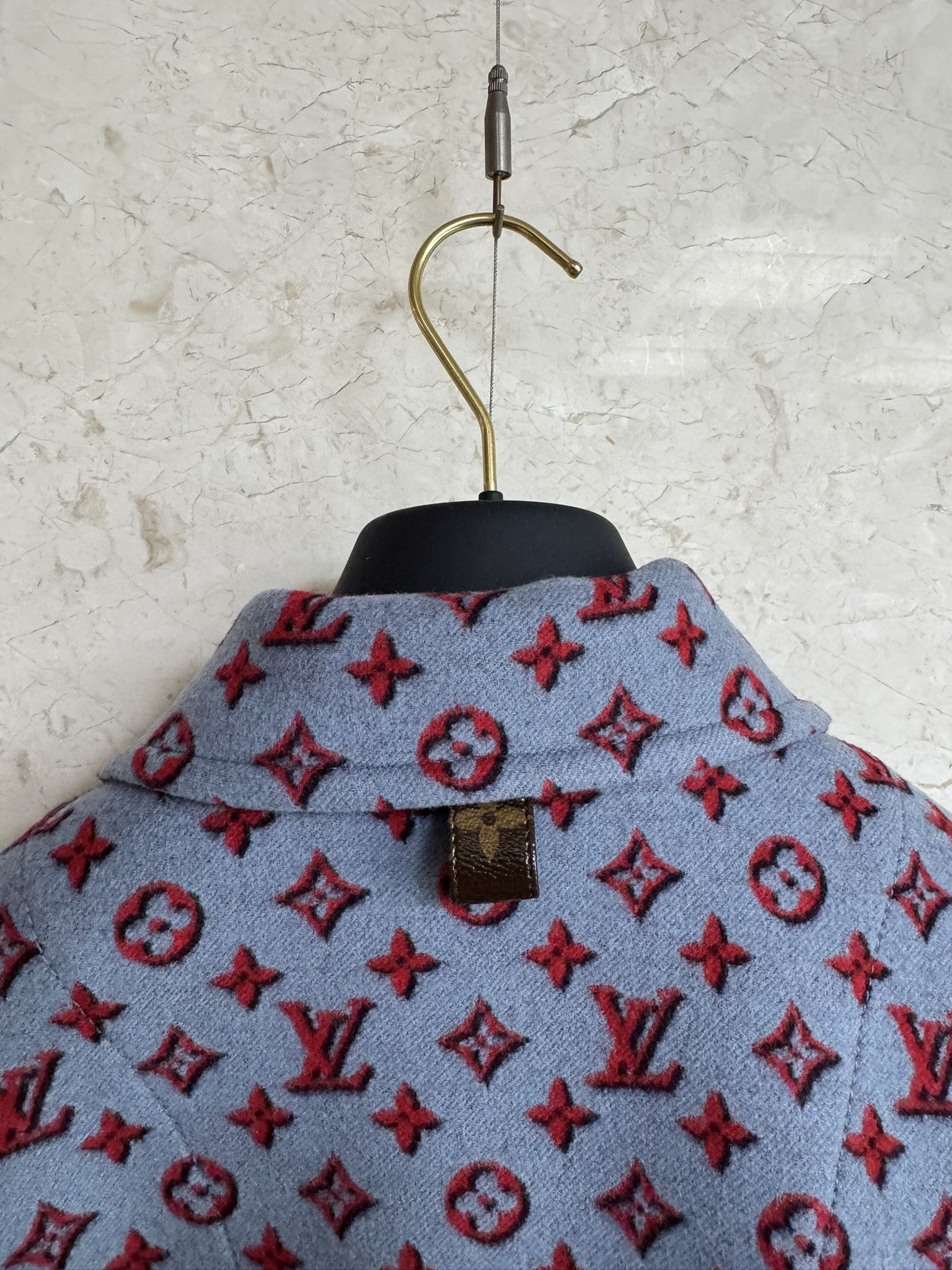 Louis Vuitton LOUIS VUITTON 3D Monogram Zip Jacket – Model 1ABR8F Size US S / EU 44-46 / 1 - 7 Thumbnail