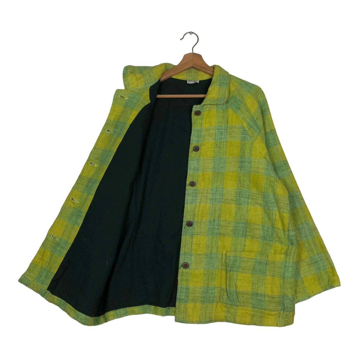 Japanese Brand 🔥VINTAGE CHORE JACKET YOKOHAMA MOTOMACHI TARTAN DESIGN Size US M / EU 48-50 / 2 - 11 Thumbnail