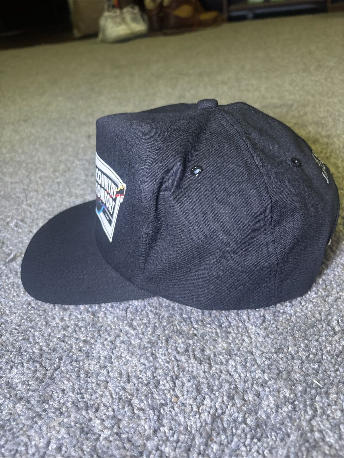Fruit Of The Loom × Vintage 90s Alan Jackson Fruit of the Loom Country Comfort Tour Hat Size ONE SIZE - 2 Thumbnail
