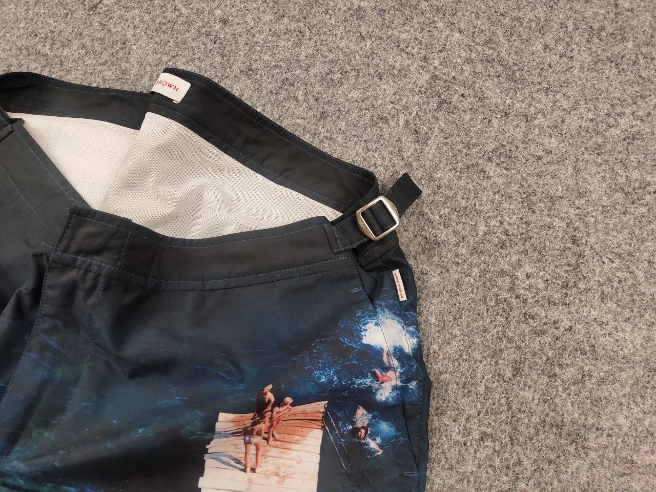 Orlebar Brown Orlebar Brown Design Classic Bulldog Art Logo Casual Shorts Size US 36 / EU 52 - 4 Thumbnail