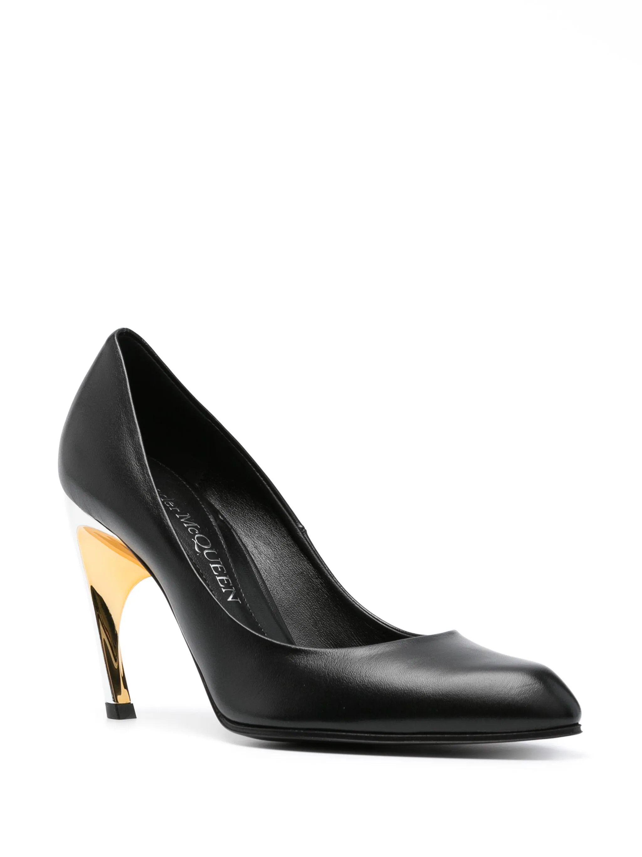 Alexander McQueen o1y0225 Pumps in Black Size US 7 / IT 37 - 2 Thumbnail