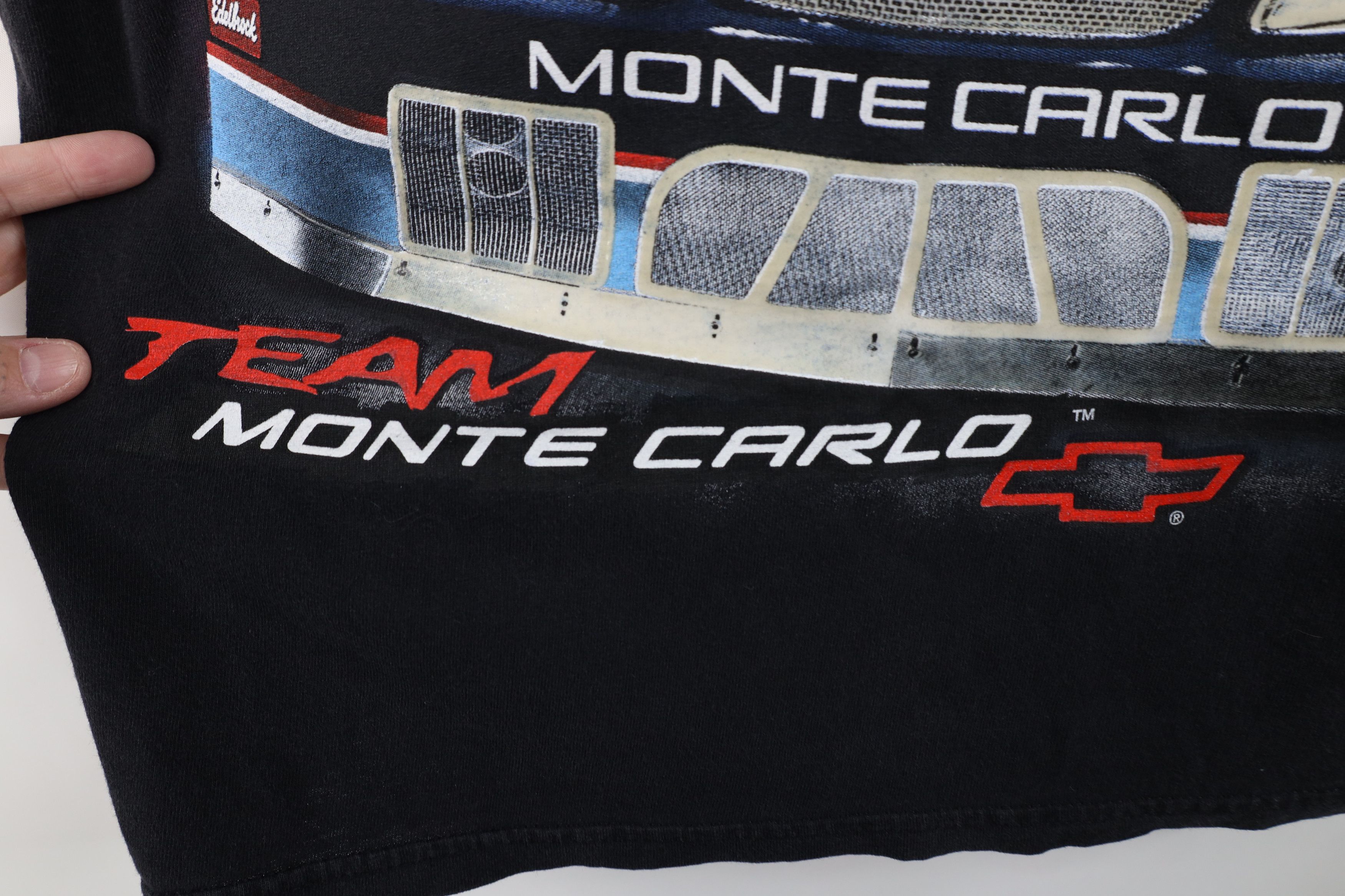 Vintage Vintage Y2K 2004 Nascar Print Chevrolet Monte Carlo T-Shirt Size US L / EU 52-54 / 3 - 5 Thumbnail